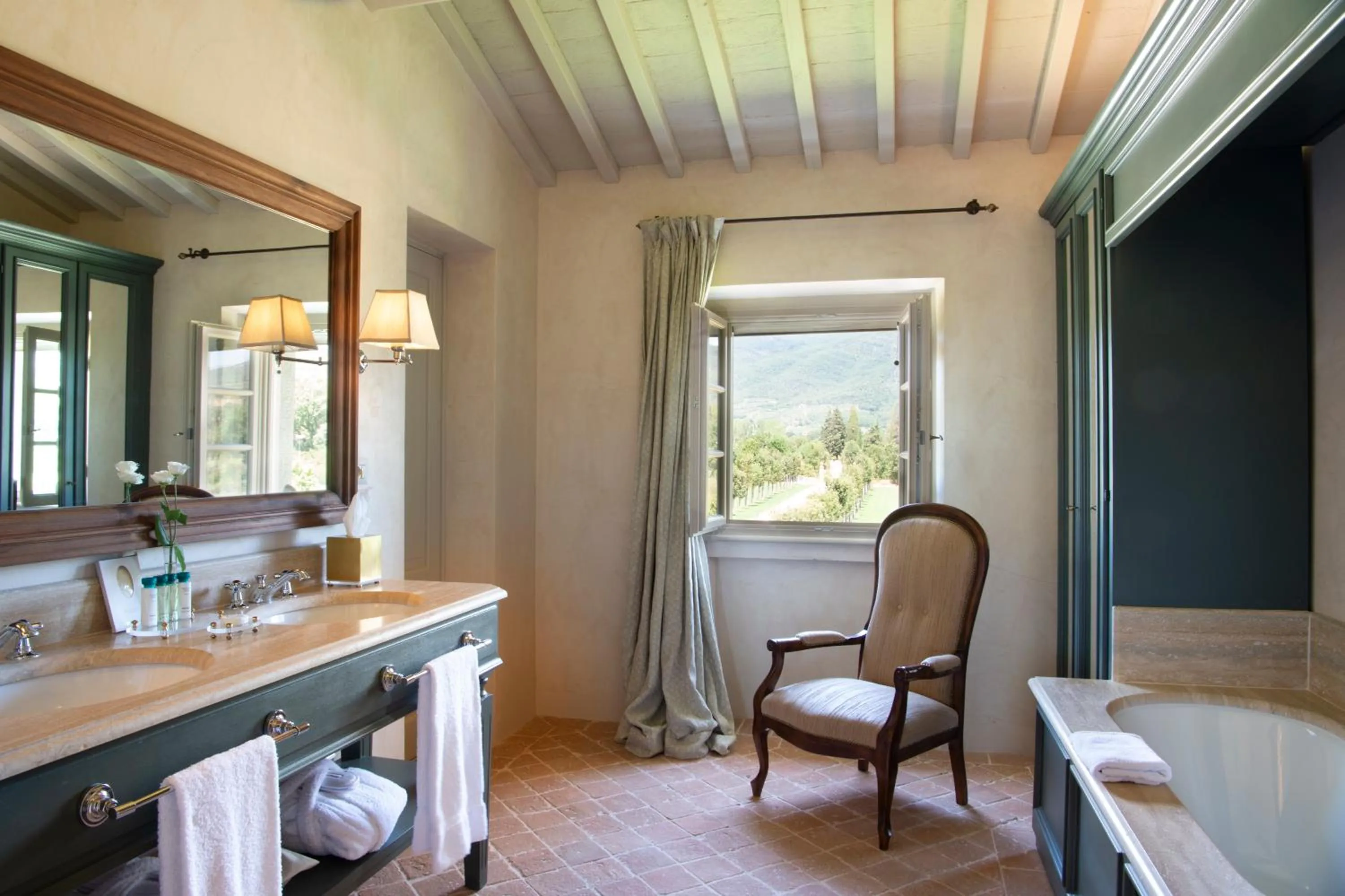 Seating area in Il Borro Relais & Châteaux