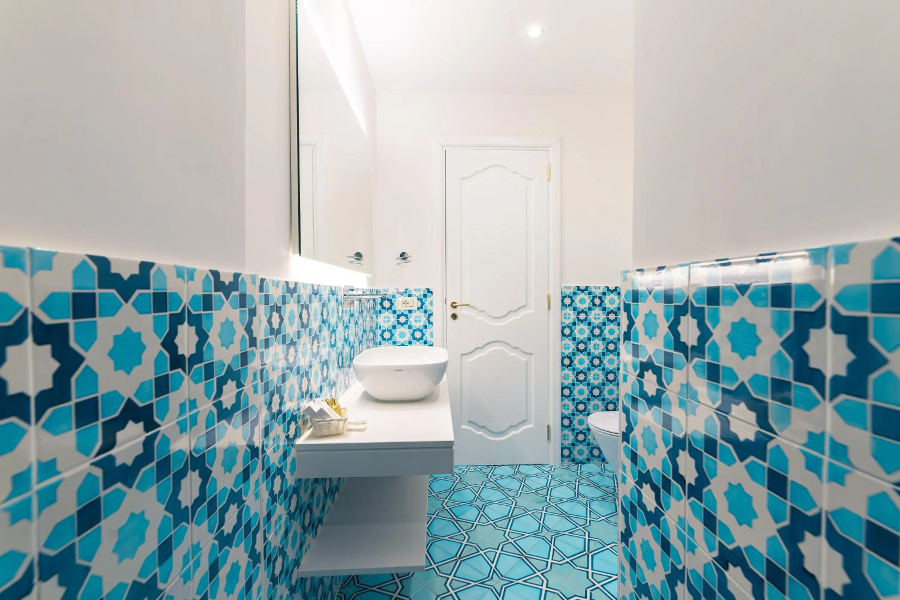 Bathroom in Hotel Conca d'Oro