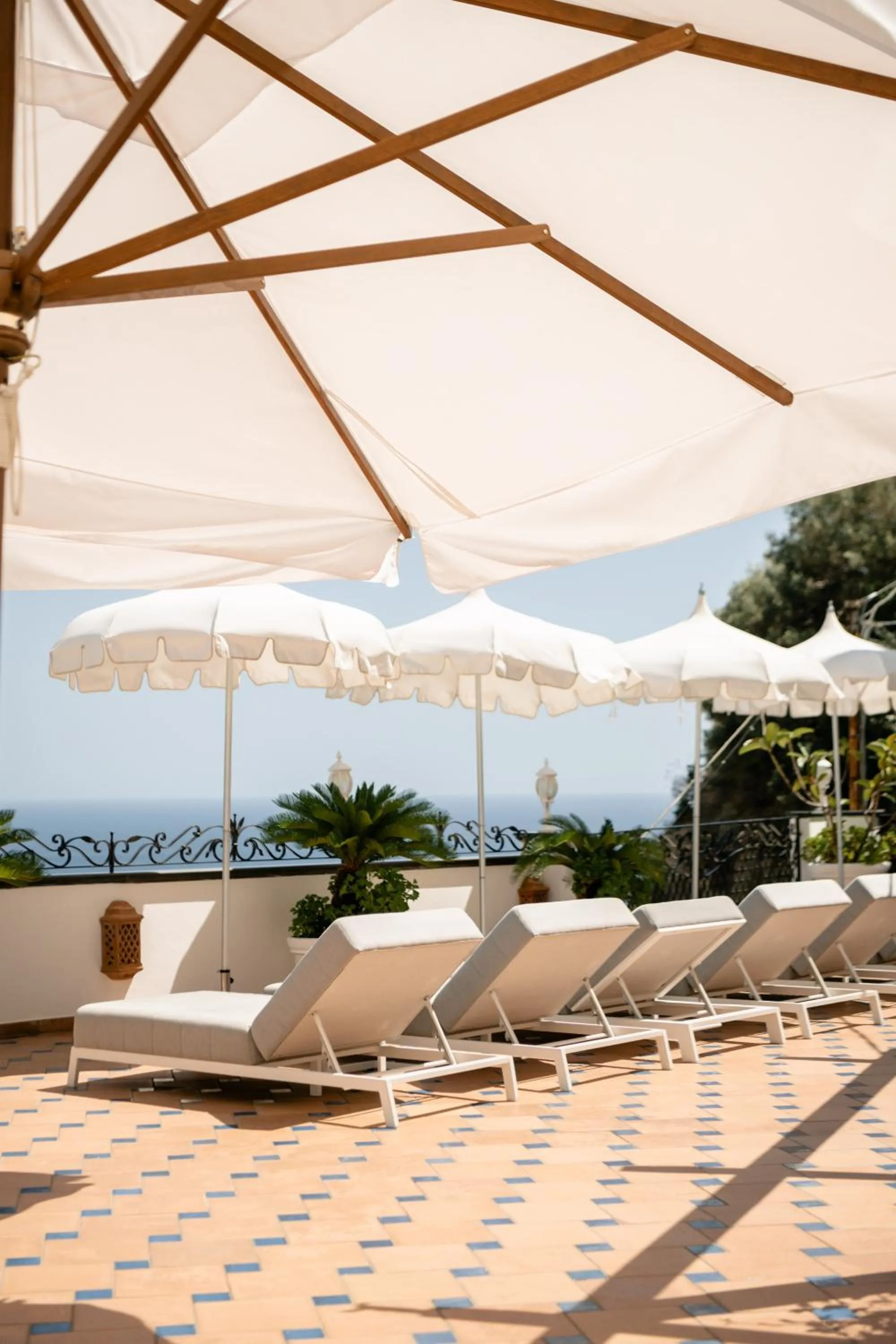 Patio in Hotel Conca d'Oro