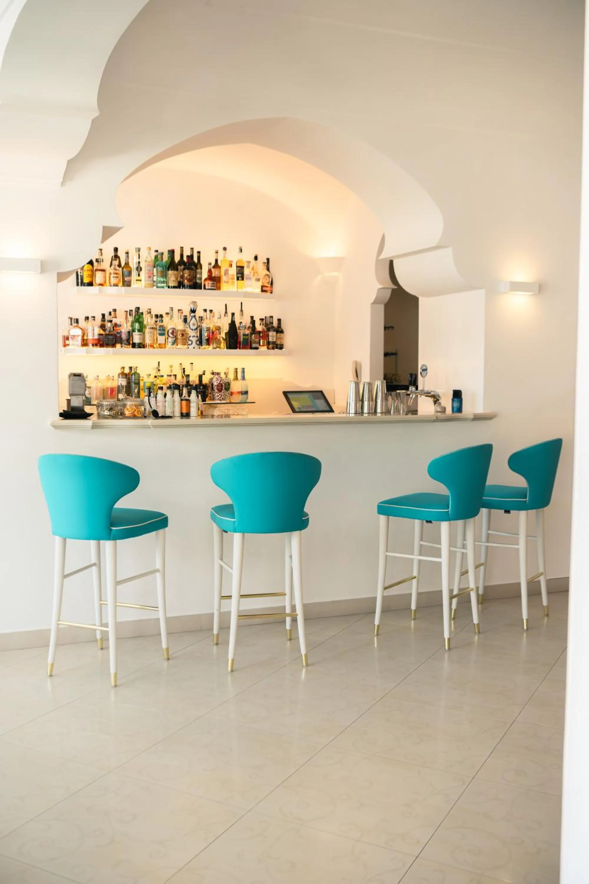 Lounge or bar in Hotel Conca d'Oro