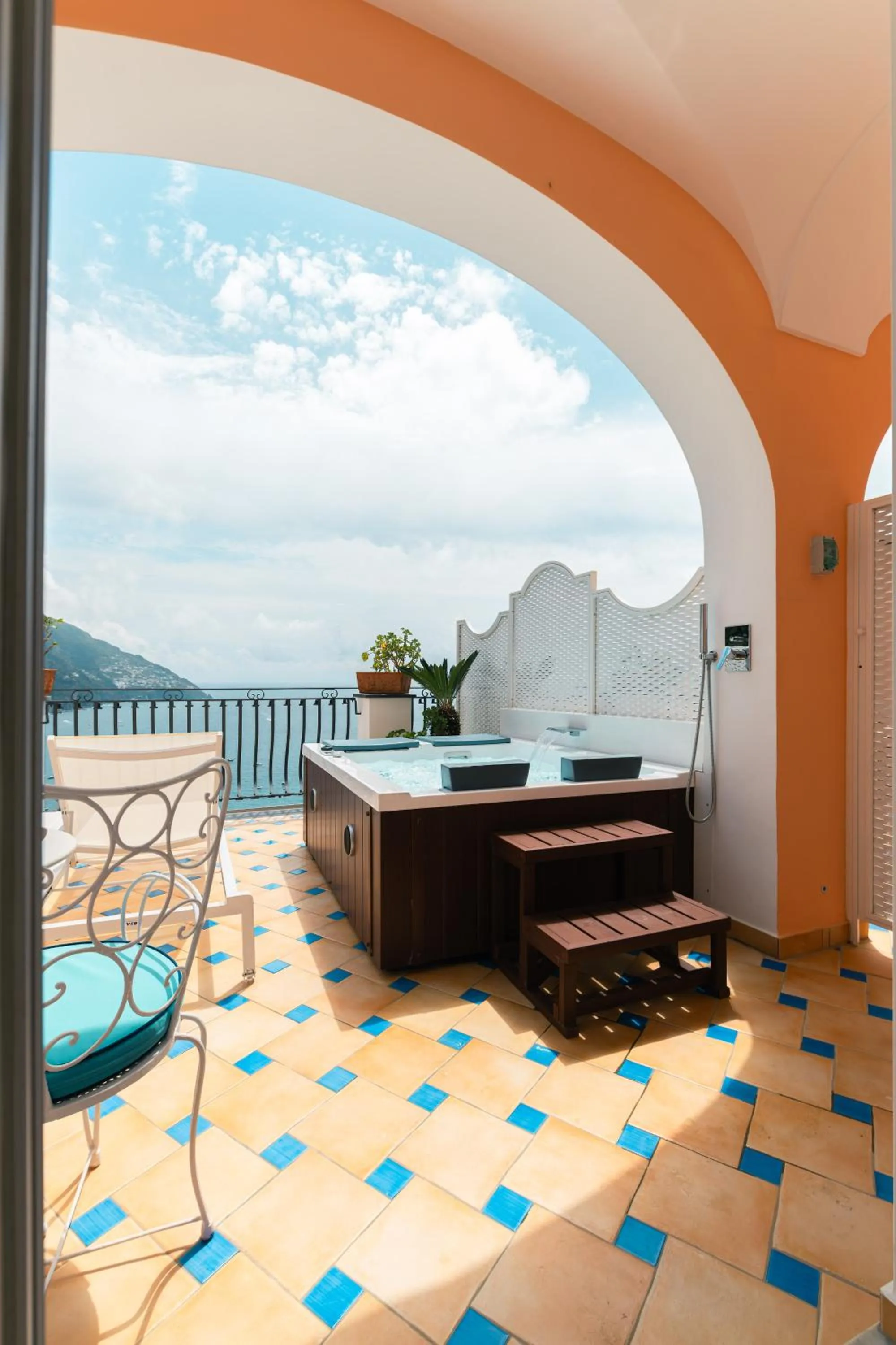 Patio in Hotel Conca d'Oro