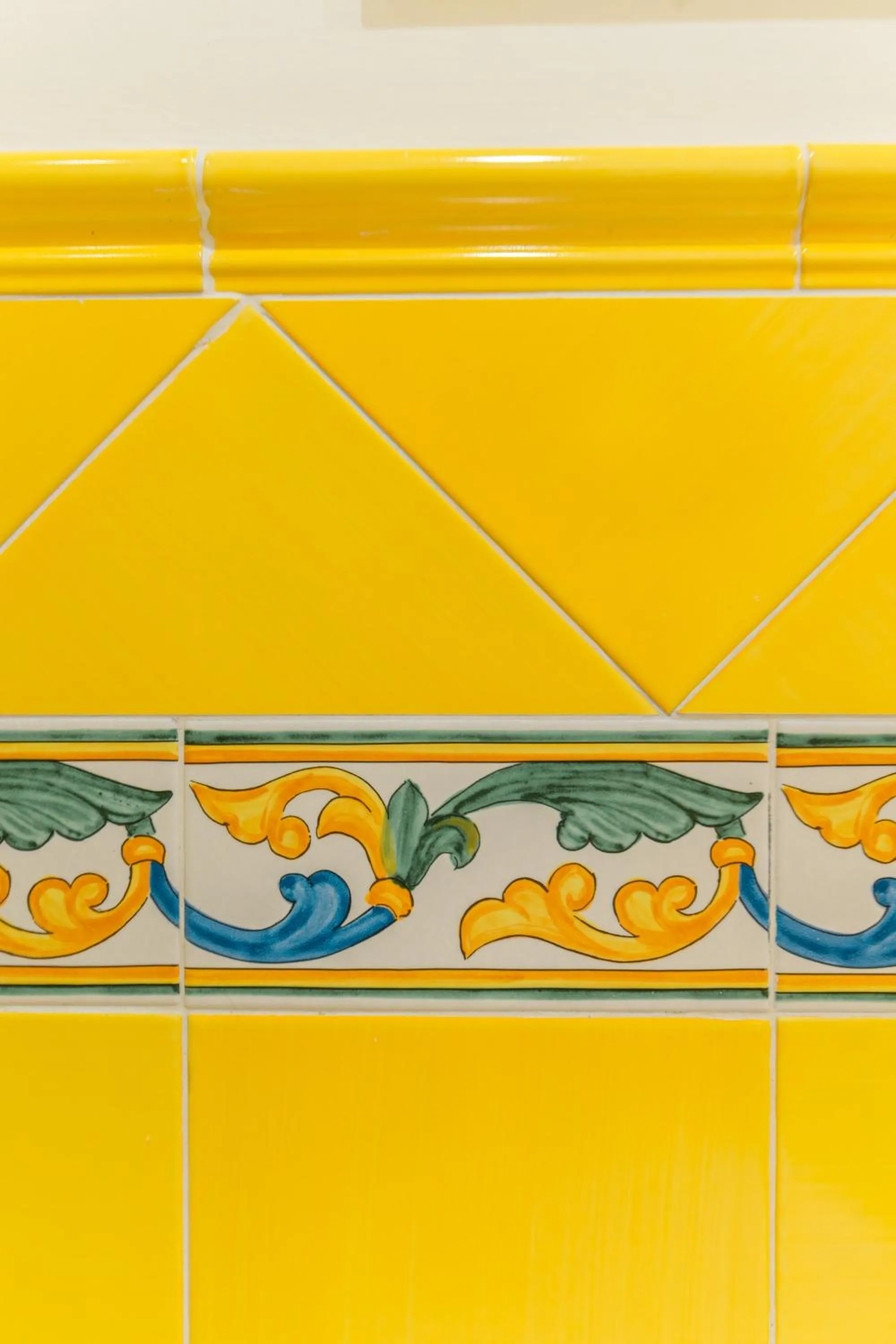 Decorative detail in Hotel Conca d'Oro