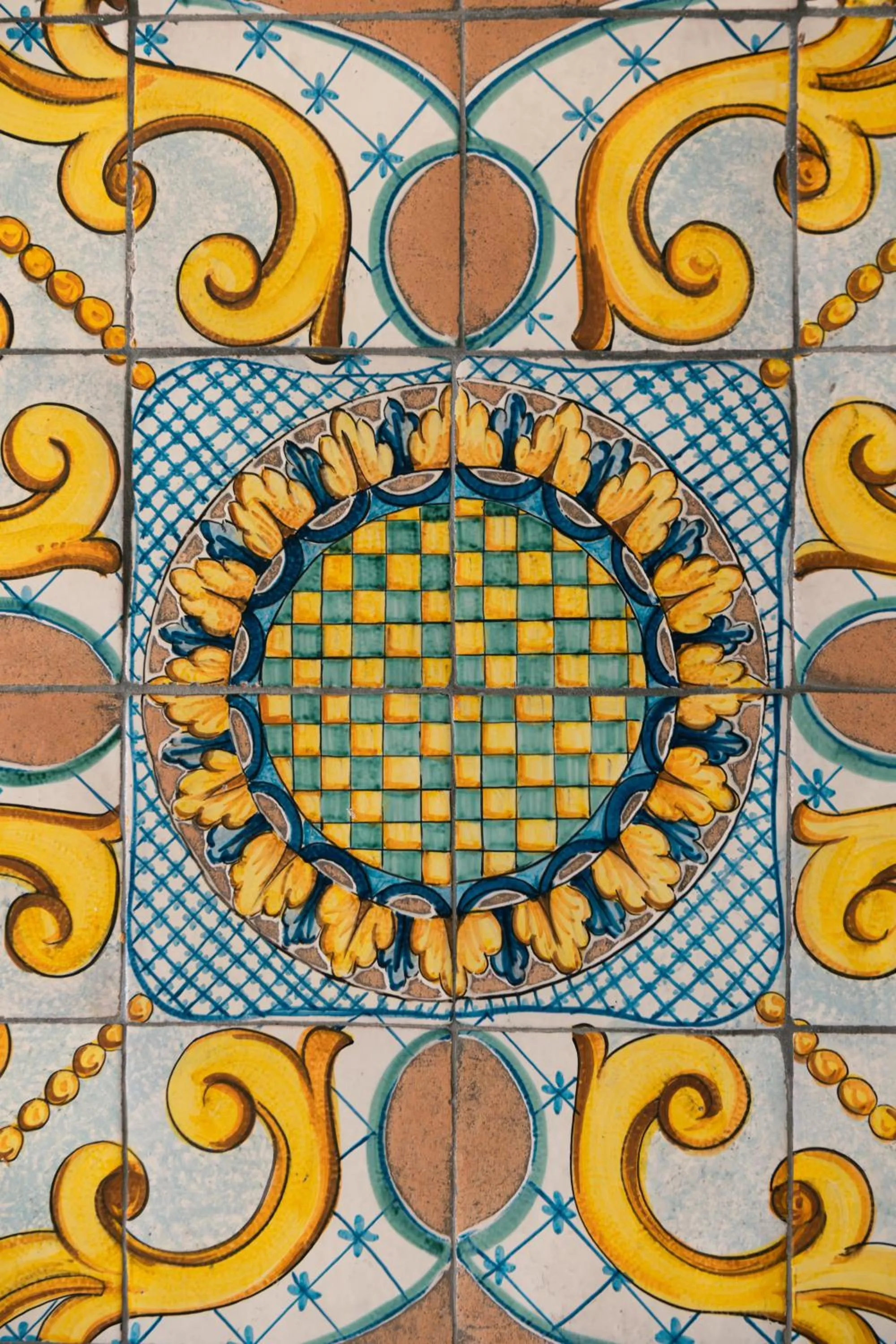 Decorative detail in Hotel Conca d'Oro