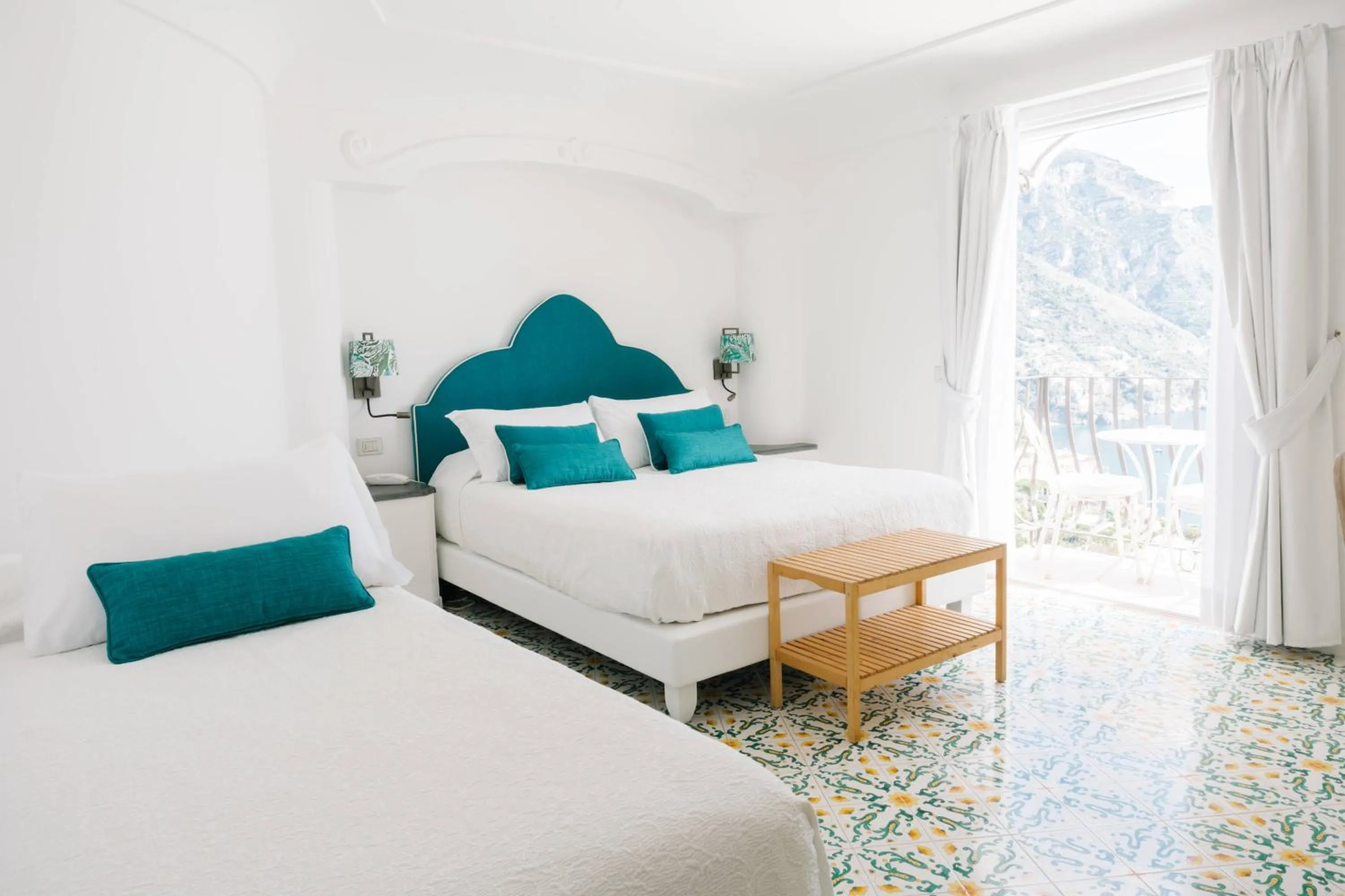 Bedroom, Bed in Hotel Conca d'Oro