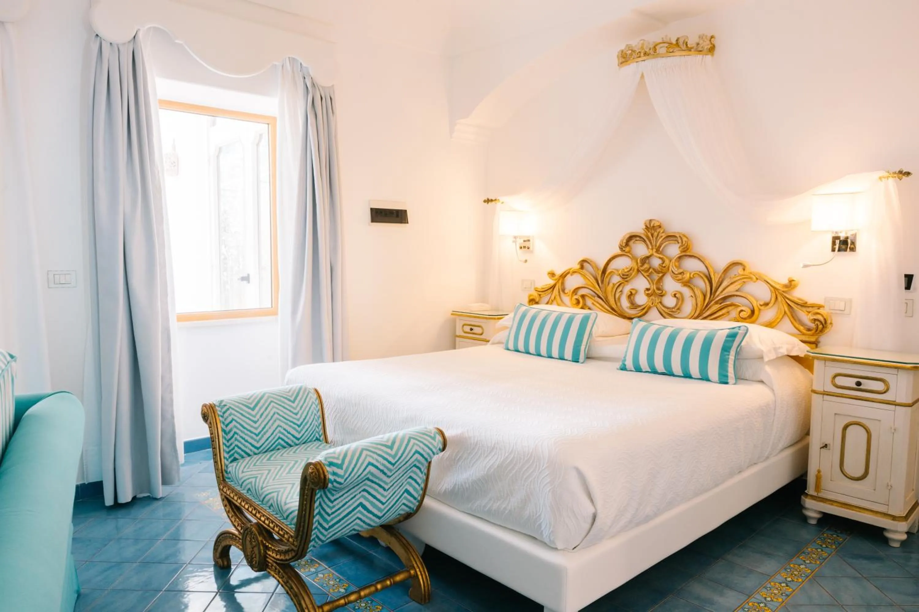 Bedroom, Bed in Hotel Conca d'Oro