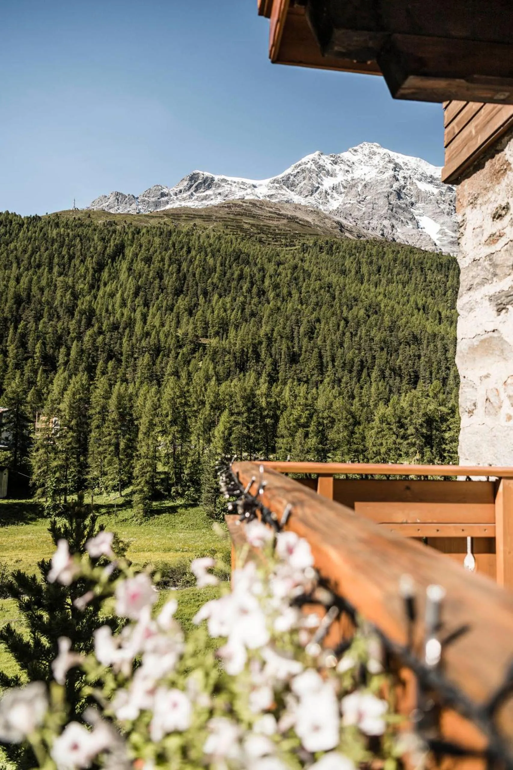 Balcony/Terrace in Glacier Rock guesthouse ex Pension Dangl