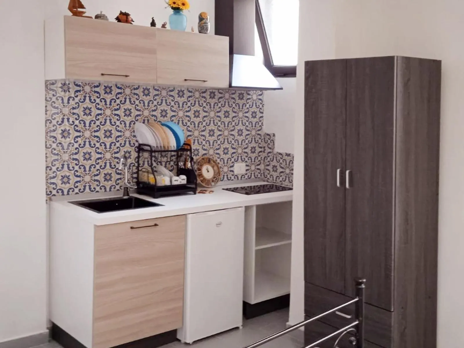 Kitchen or kitchenette in B&B Casetta Verde FELICE