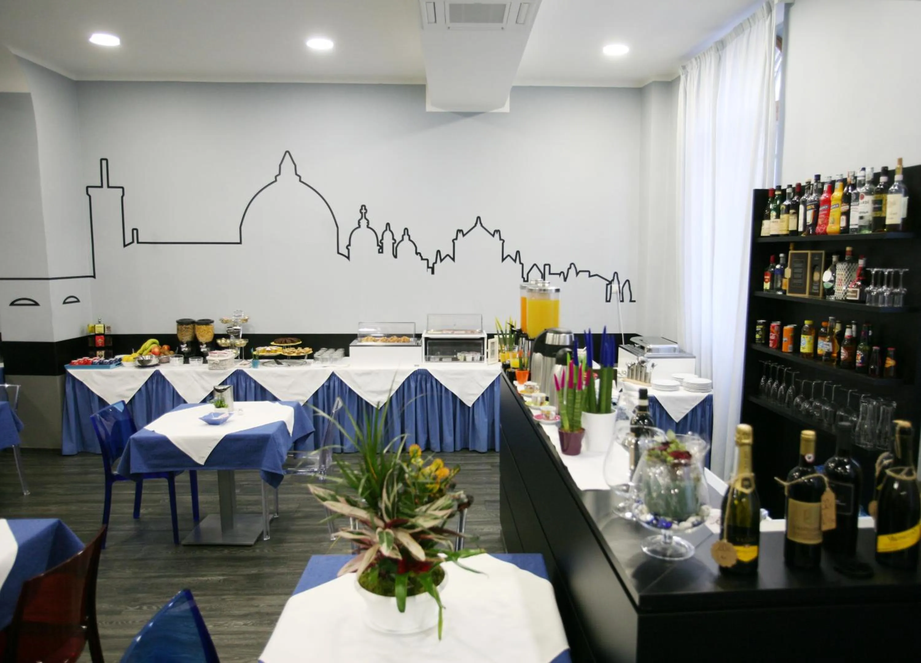 Buffet breakfast in Hotel Magenta