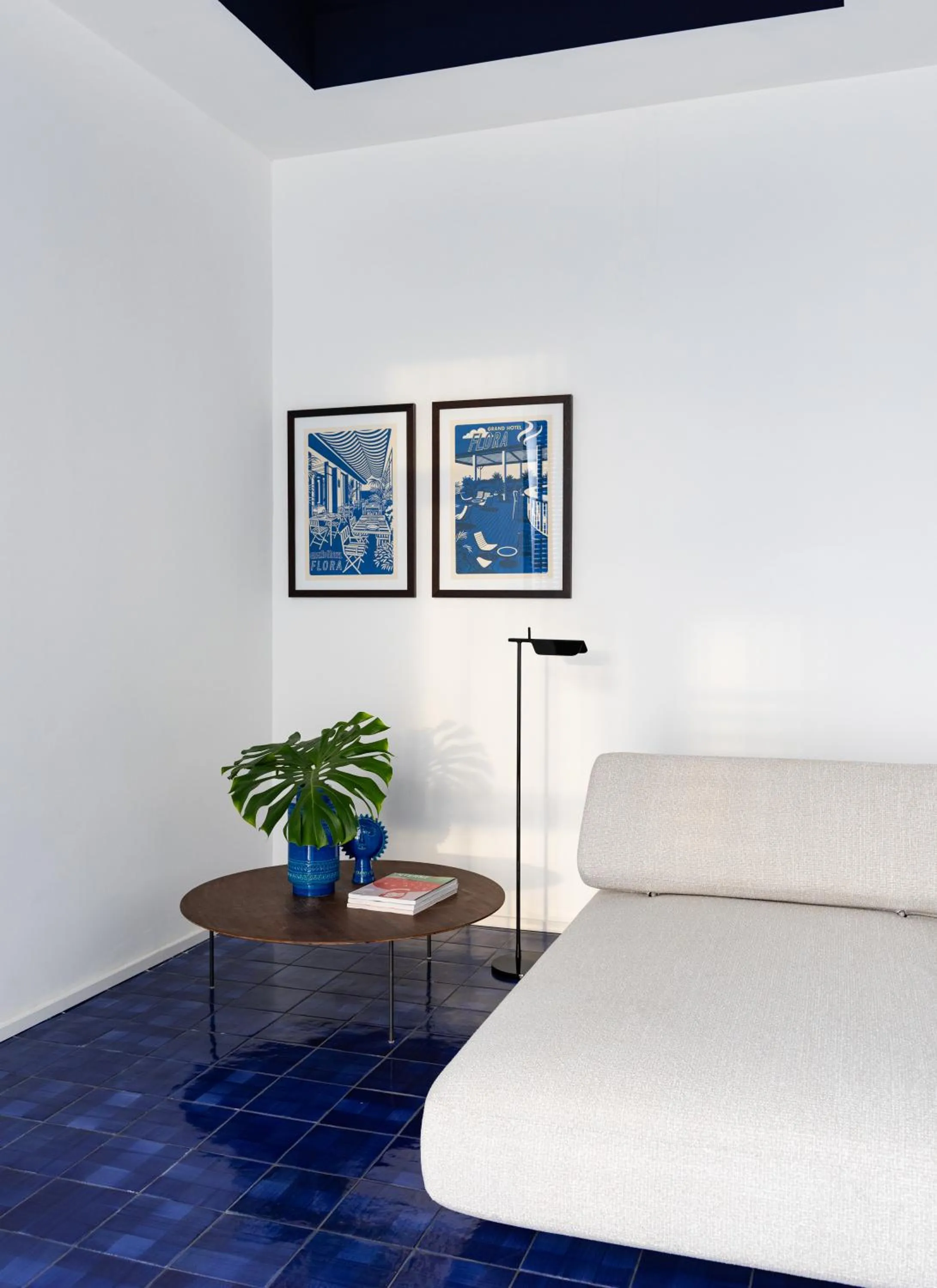 Decorative detail, Bed in Grand Hotel Flora