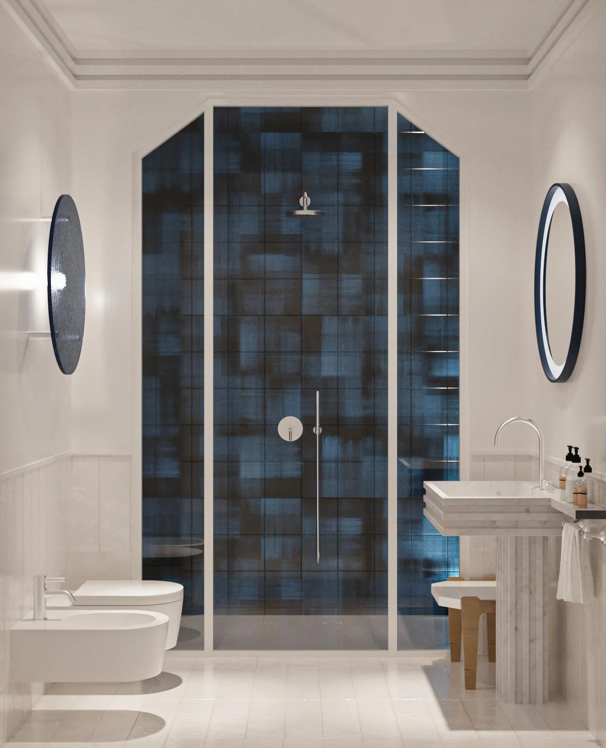 Bathroom in Grand Hotel Flora