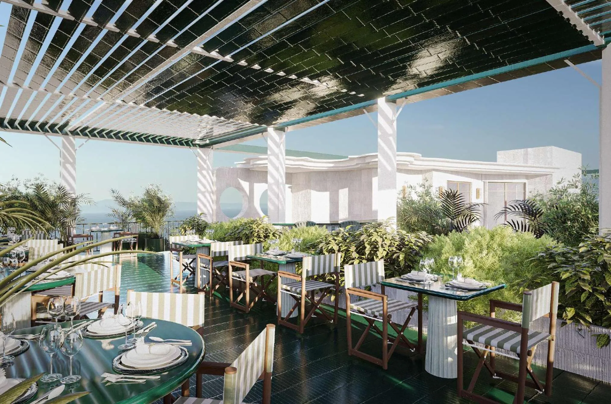 Restaurant/places to eat in Grand Hotel Flora