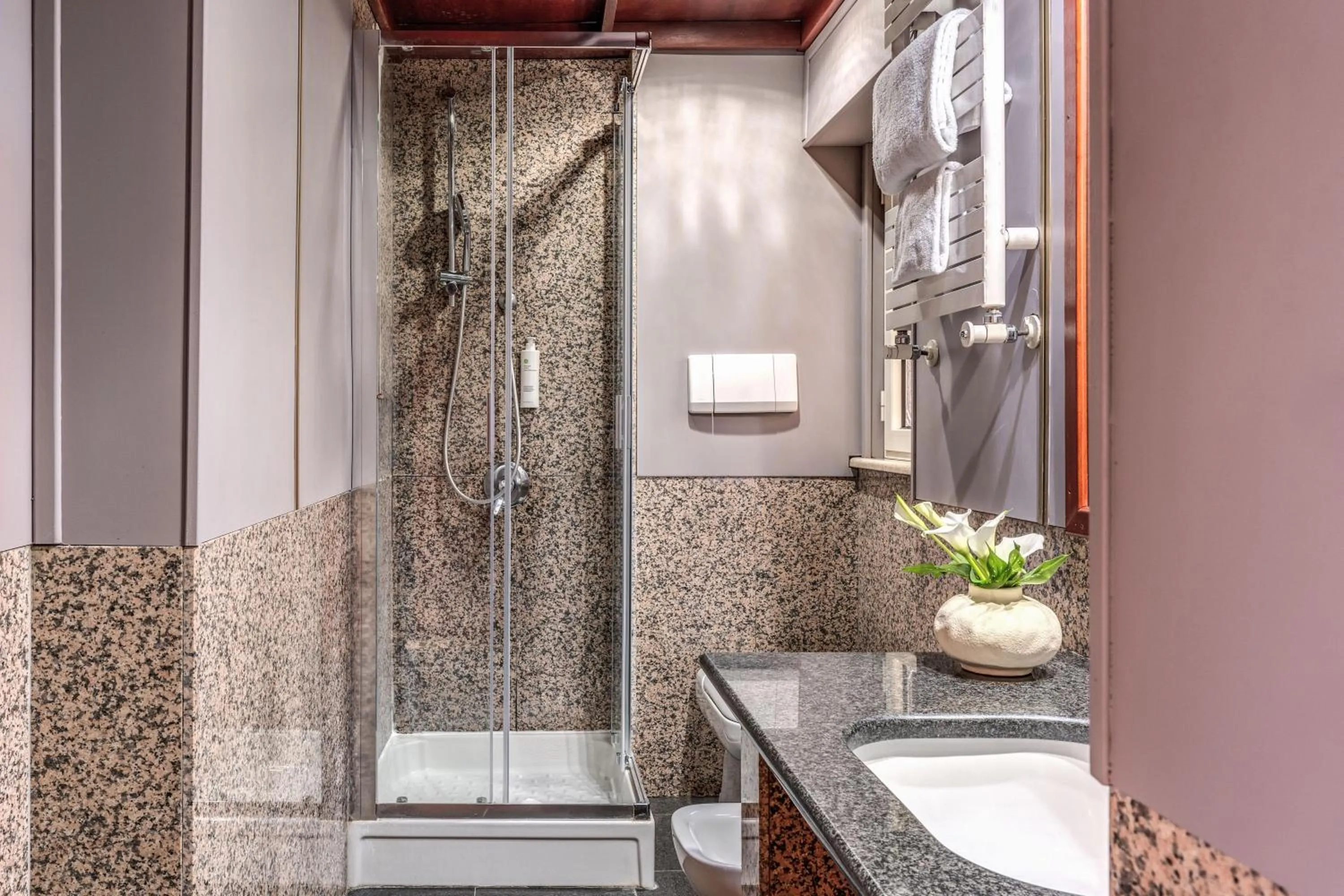 Shower in Madison Hotel