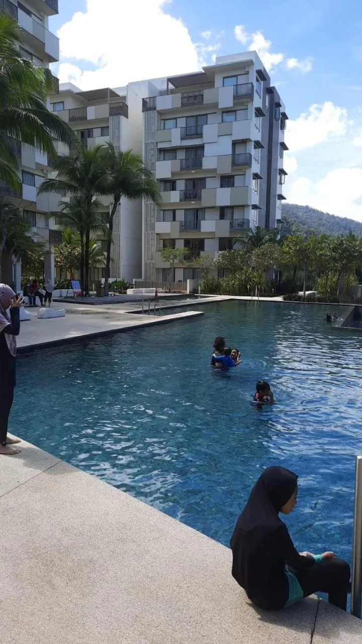 Swimming pool in TESS - By The Sea, Batu Ferringhi Penang