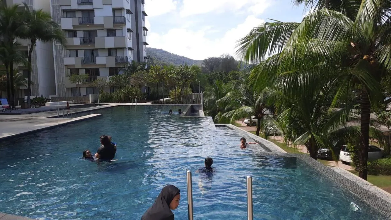 Swimming pool in TESS - By The Sea, Batu Ferringhi Penang