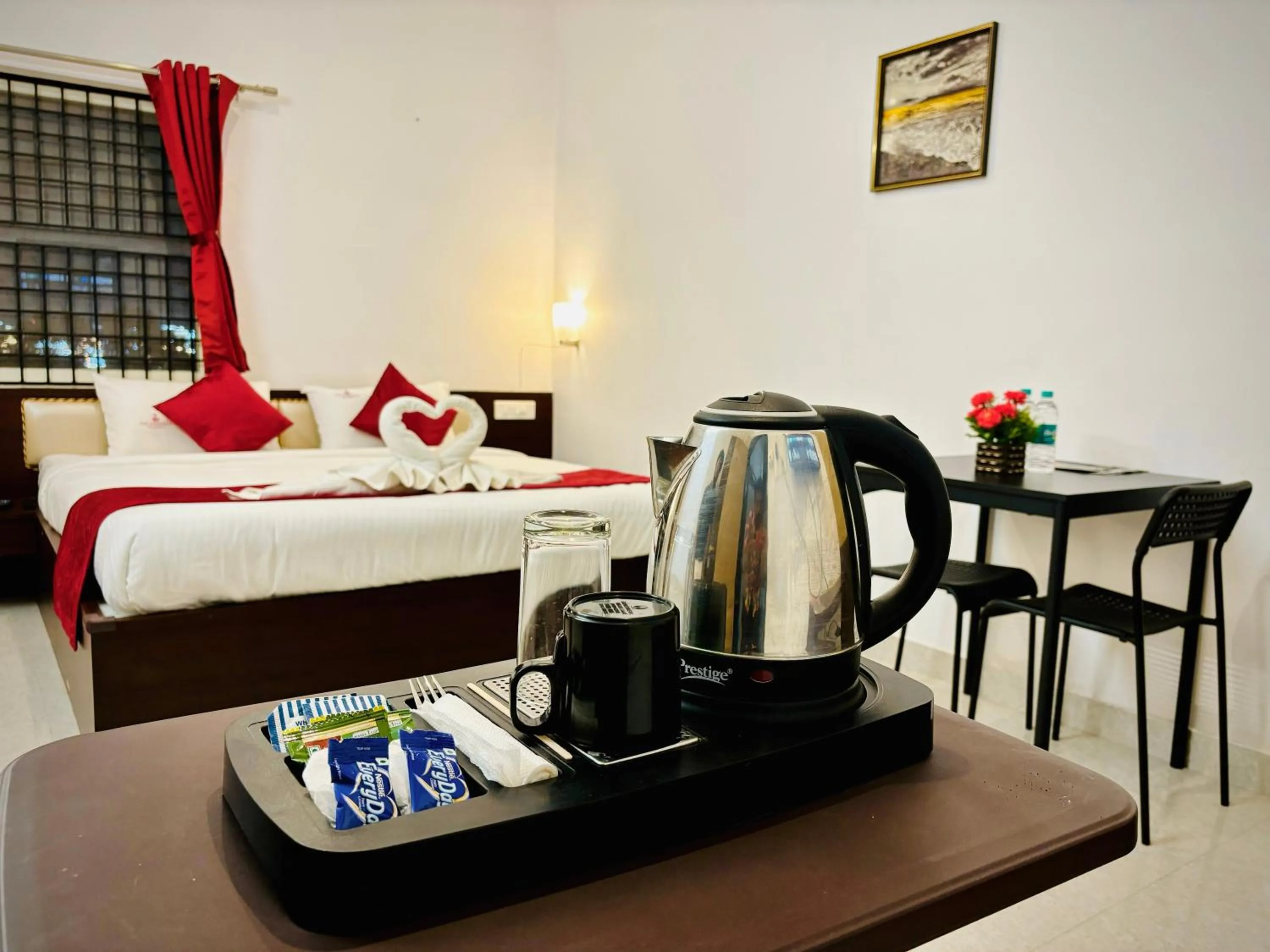 Bed in Sai Shreyas Residency, Best Hotel near Bangalore Airport