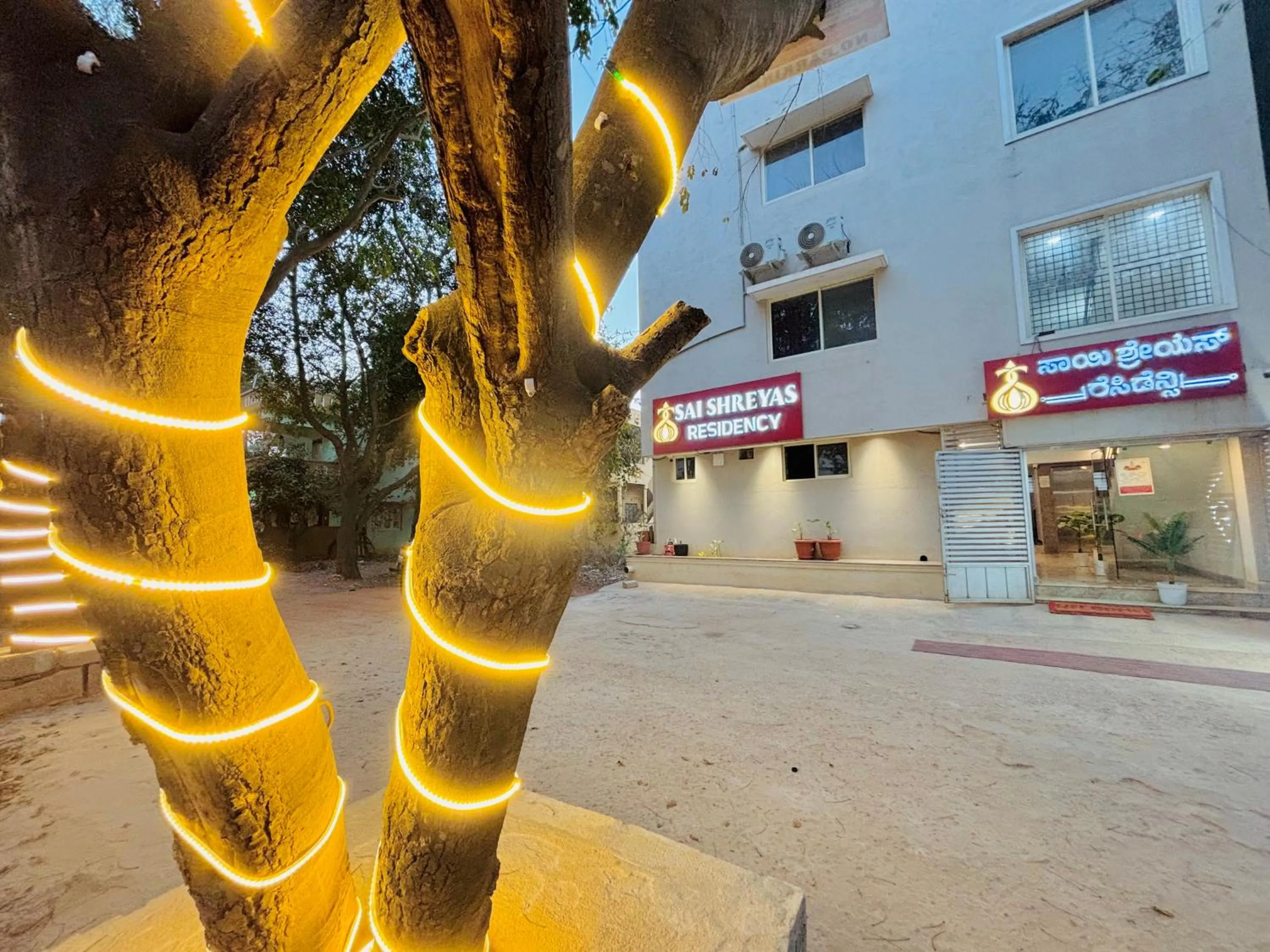 Property building in Sai Shreyas Residency, Best Hotel near Bangalore Airport