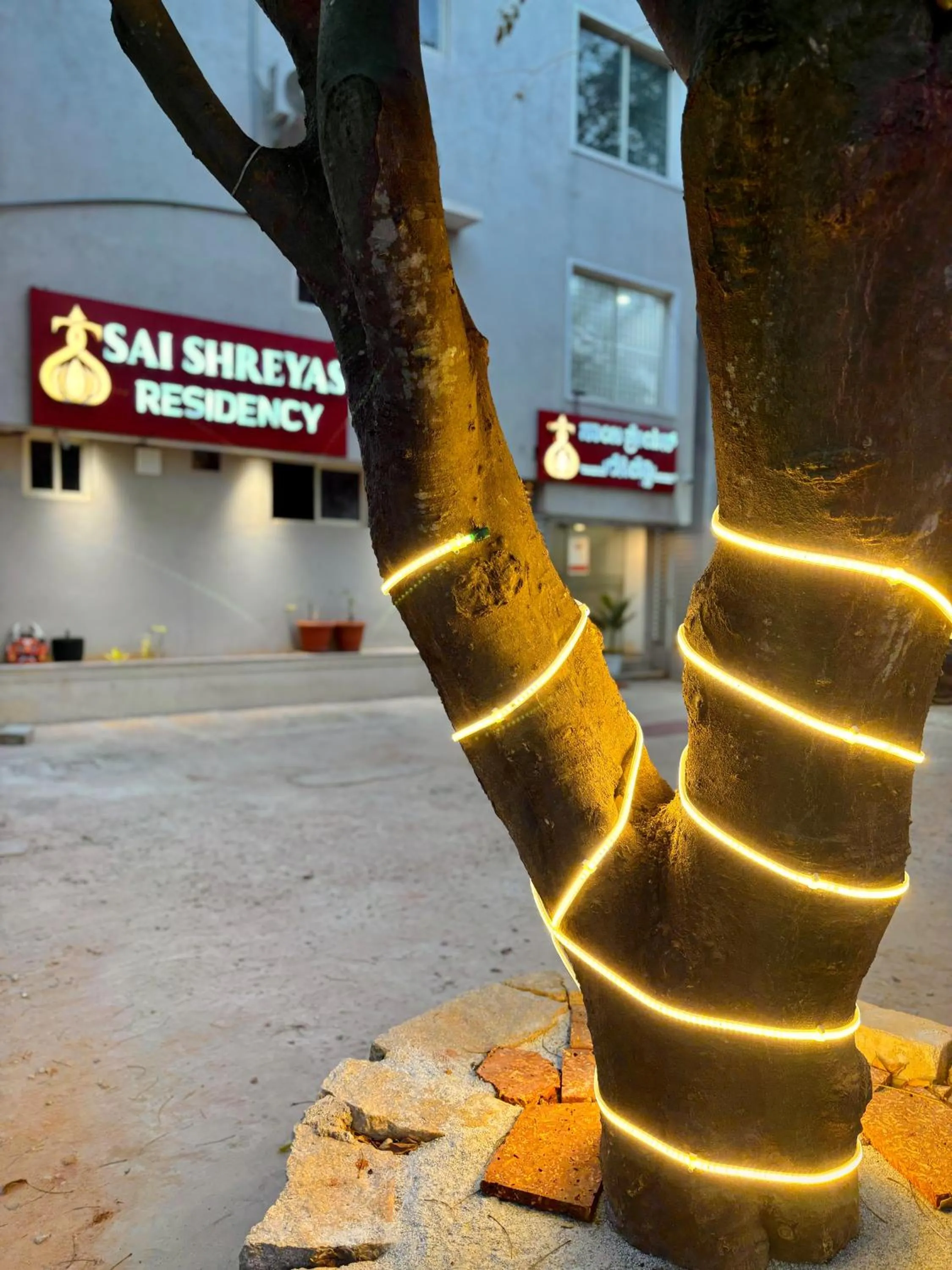 Property building in Sai Shreyas Residency, Best Hotel near Bangalore Airport