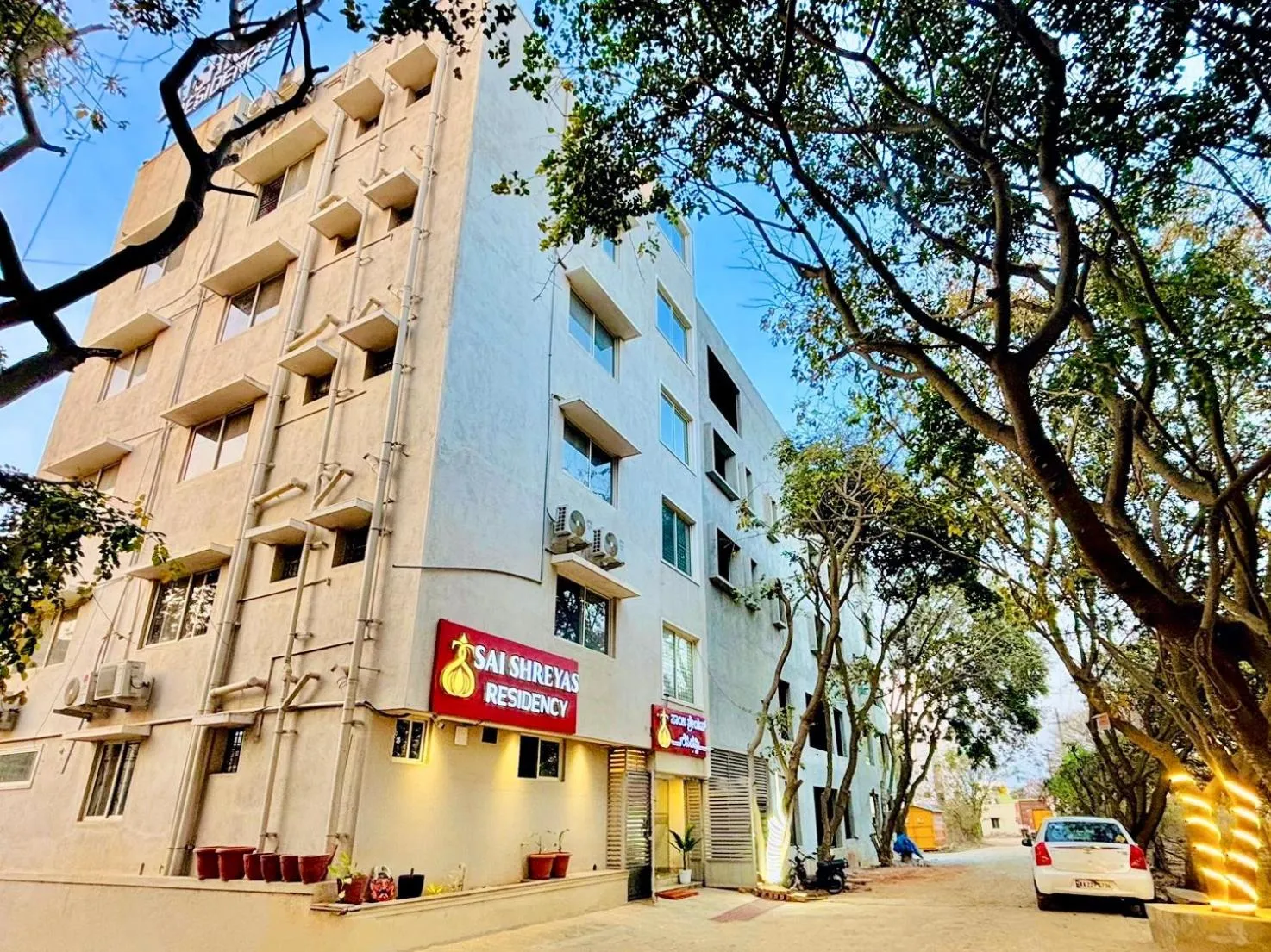 Property building in Sai Shreyas Residency, Best Hotel near Bangalore Airport