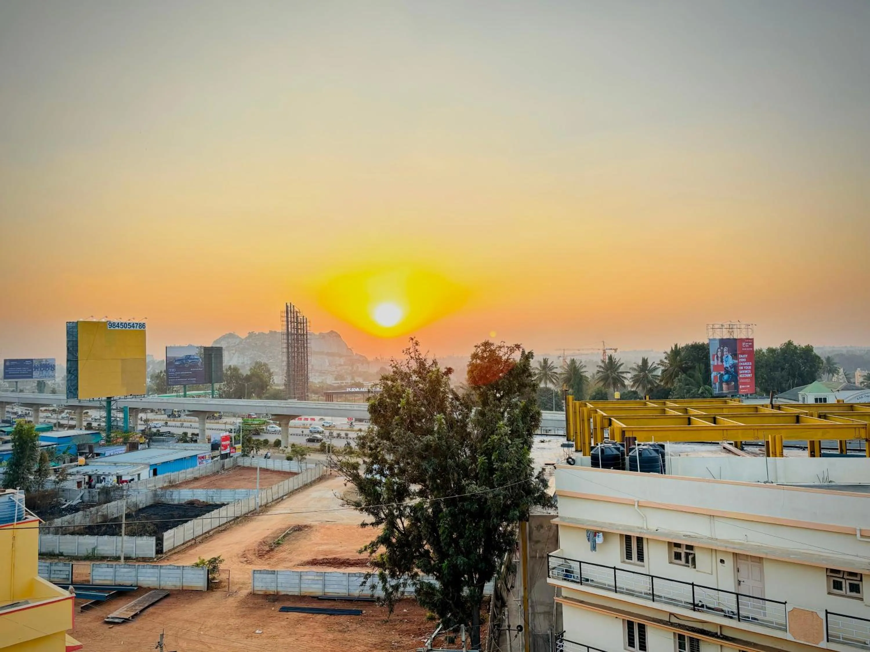 Balcony/Terrace in Sai Shreyas Residency, Best Hotel near Bangalore Airport