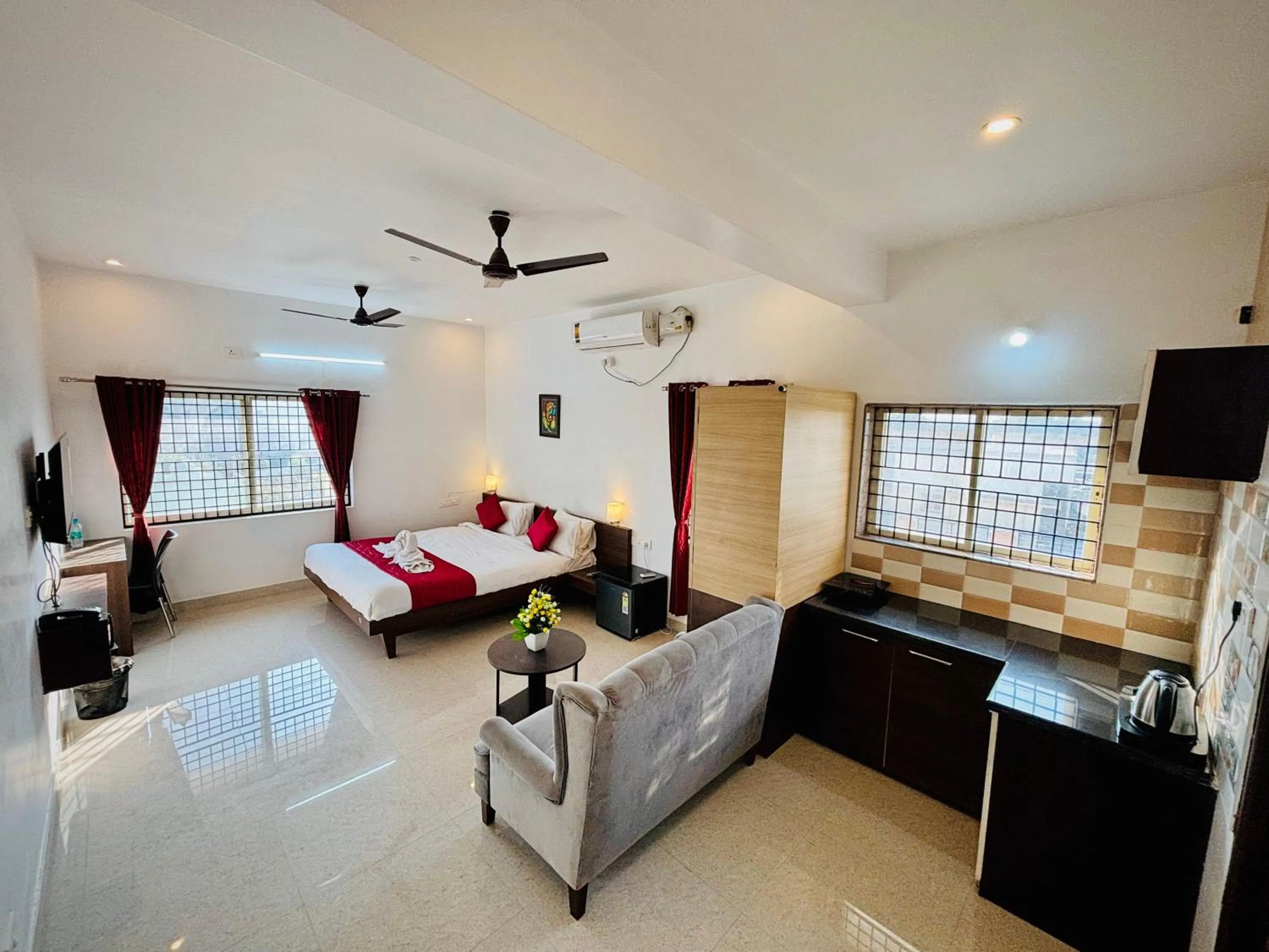 Bed in Sai Shreyas Residency, Best Hotel near Bangalore Airport