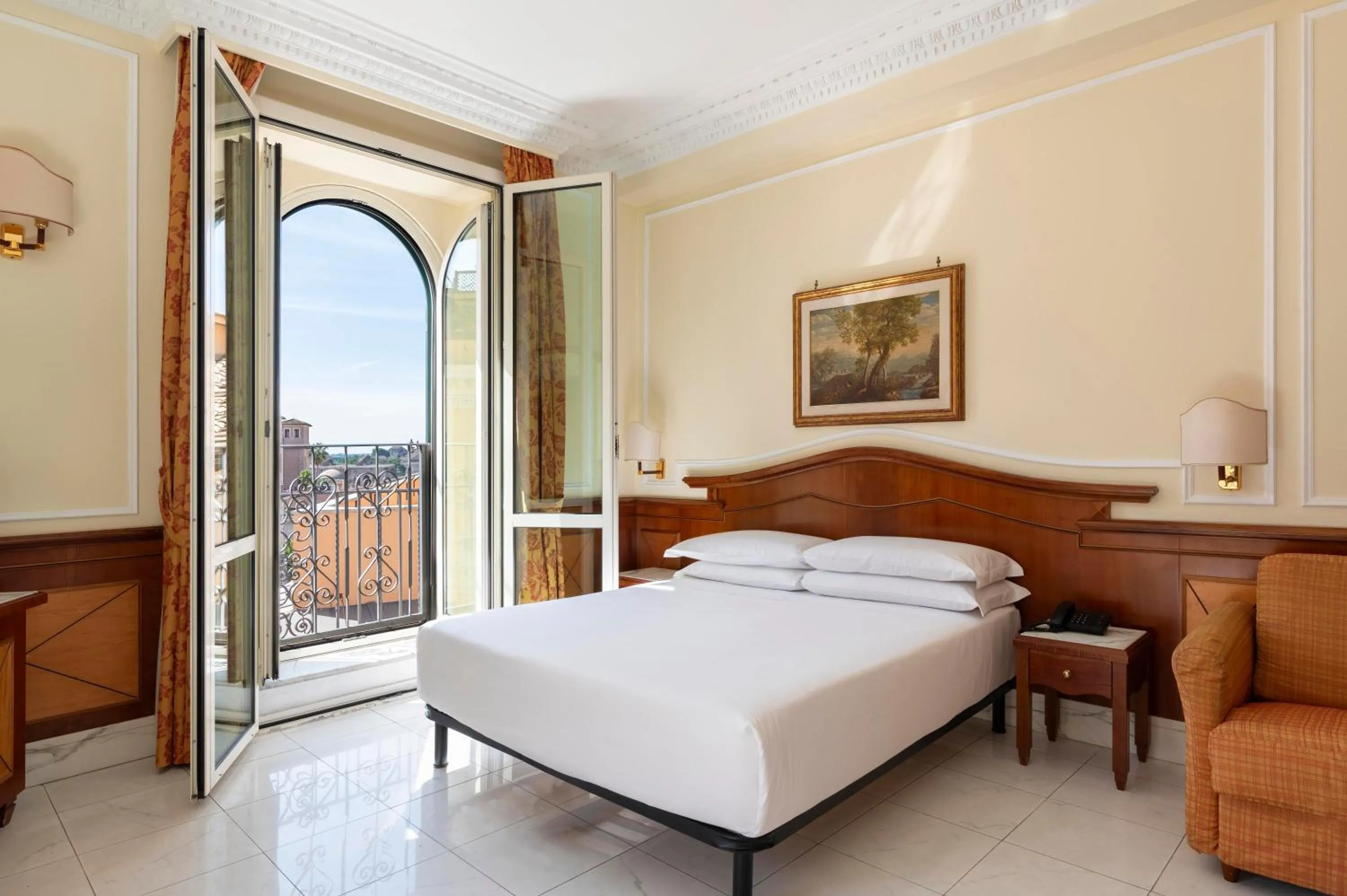 Bed in Hotel Hiberia