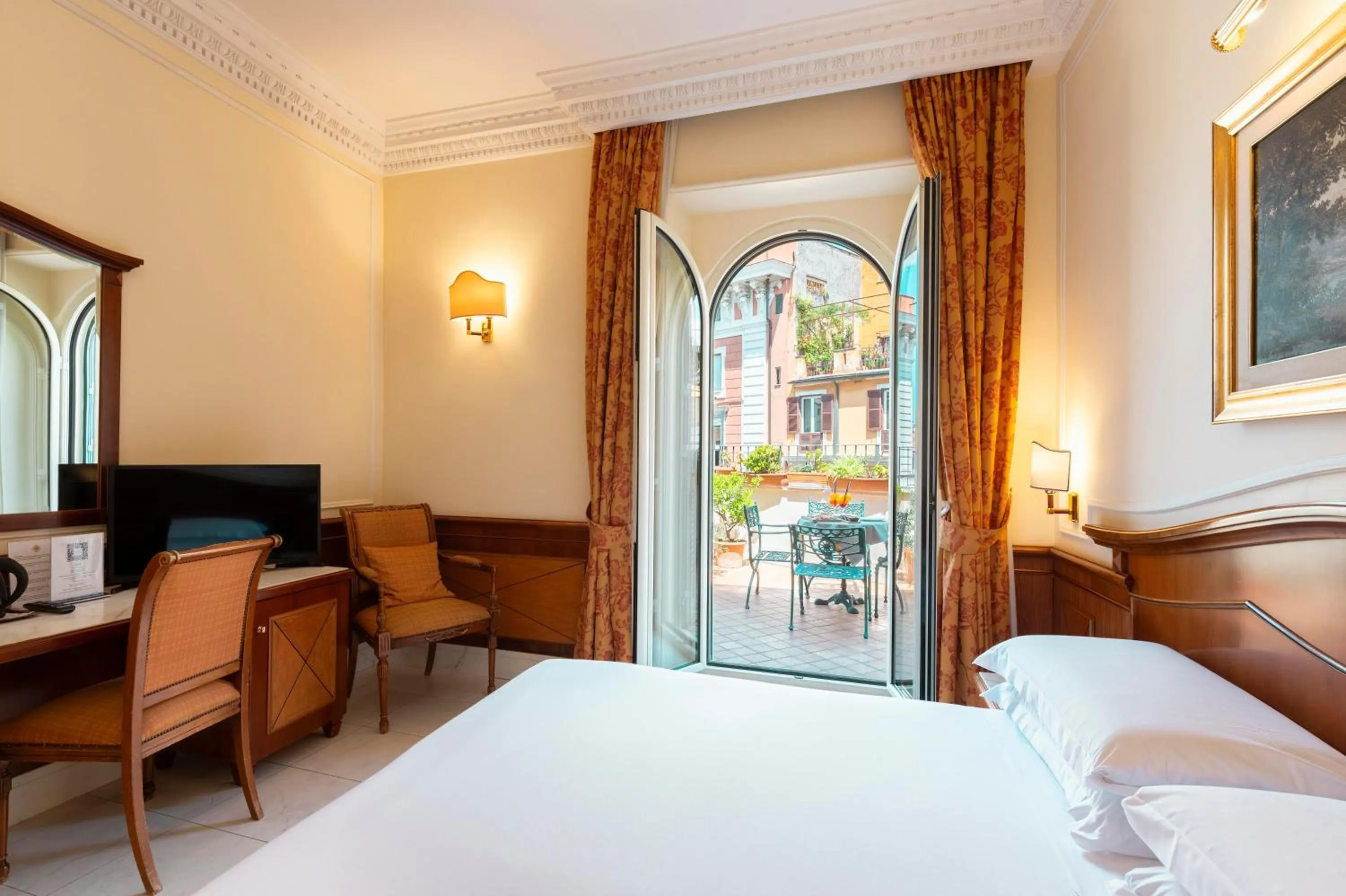 Bed in Hotel Hiberia