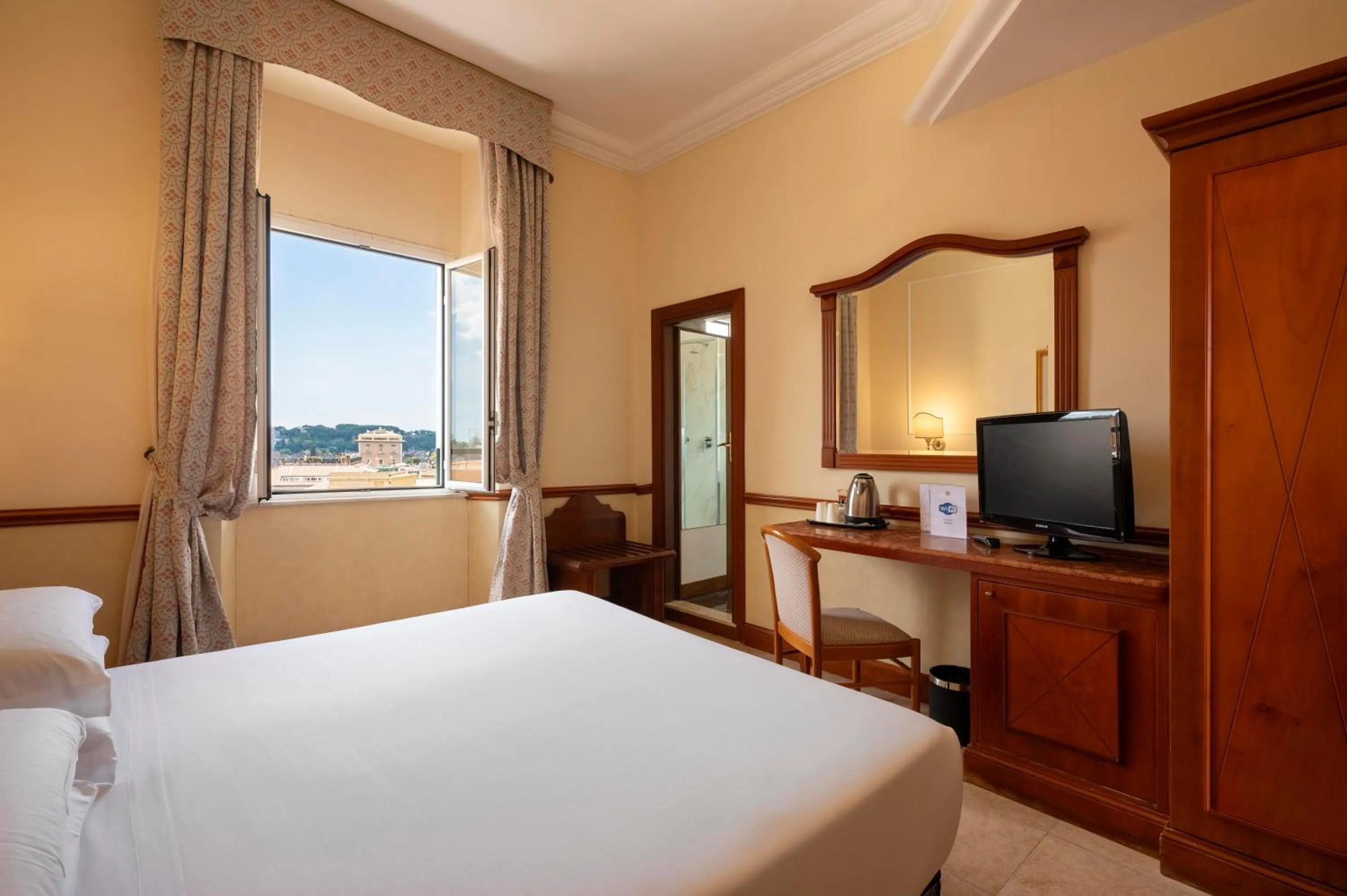 Bed in Hotel Hiberia