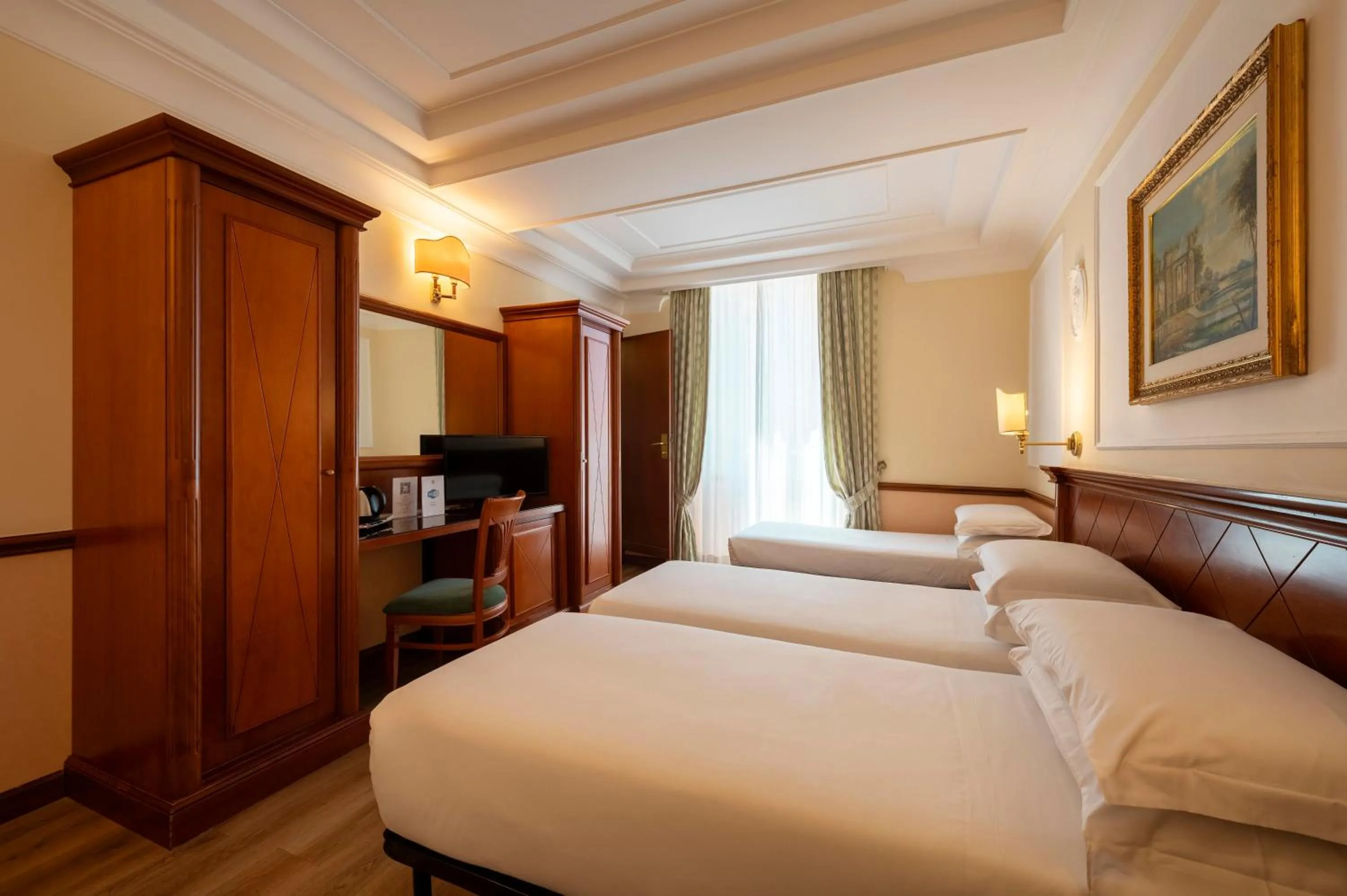 Bed in Hotel Hiberia