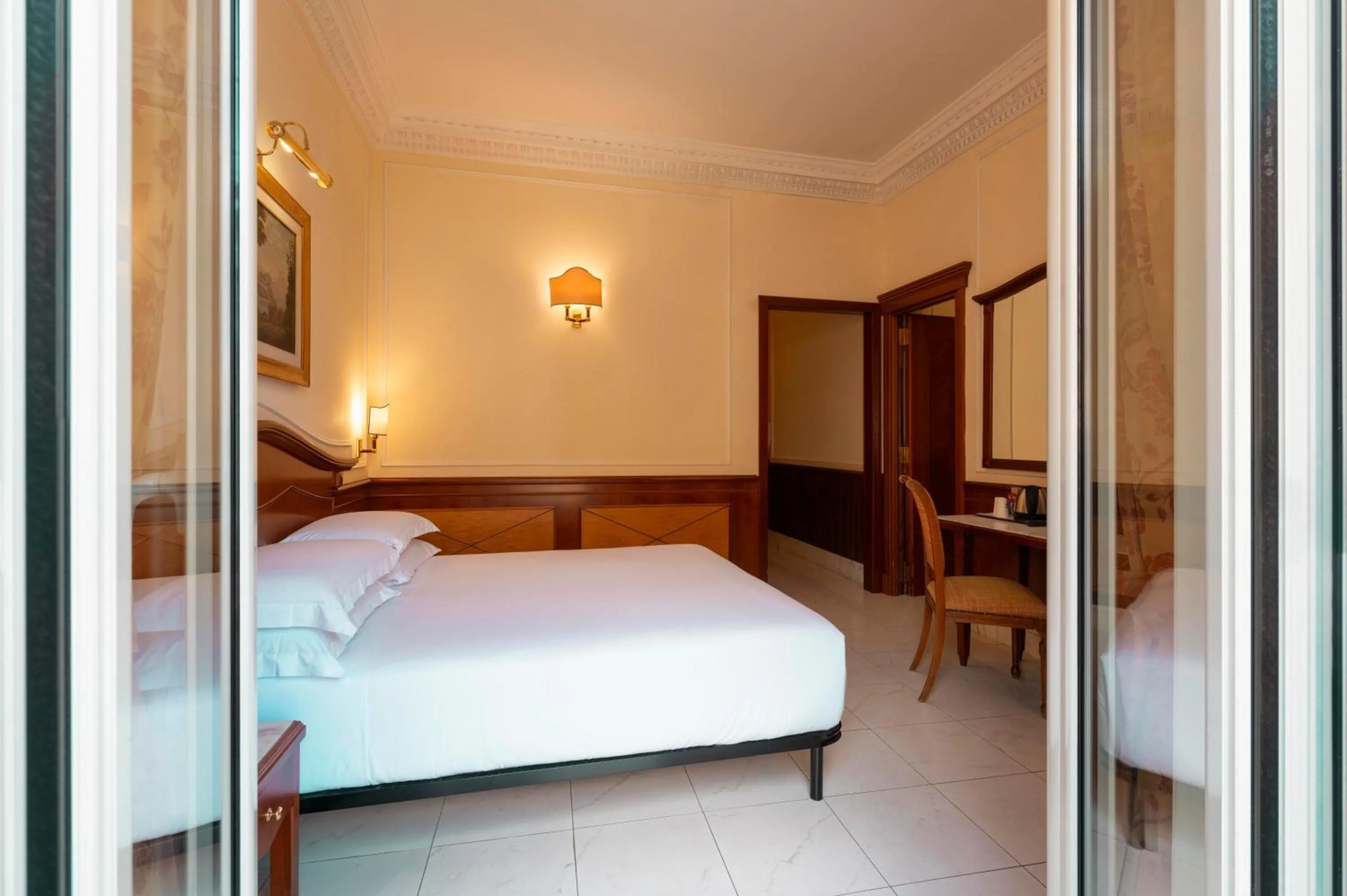 Bed in Hotel Hiberia