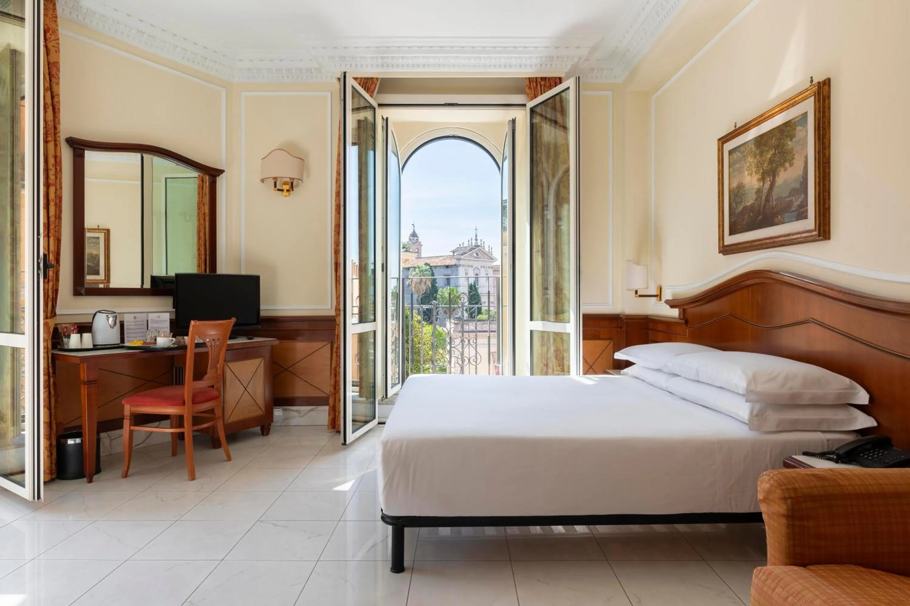 Bed in Hotel Hiberia