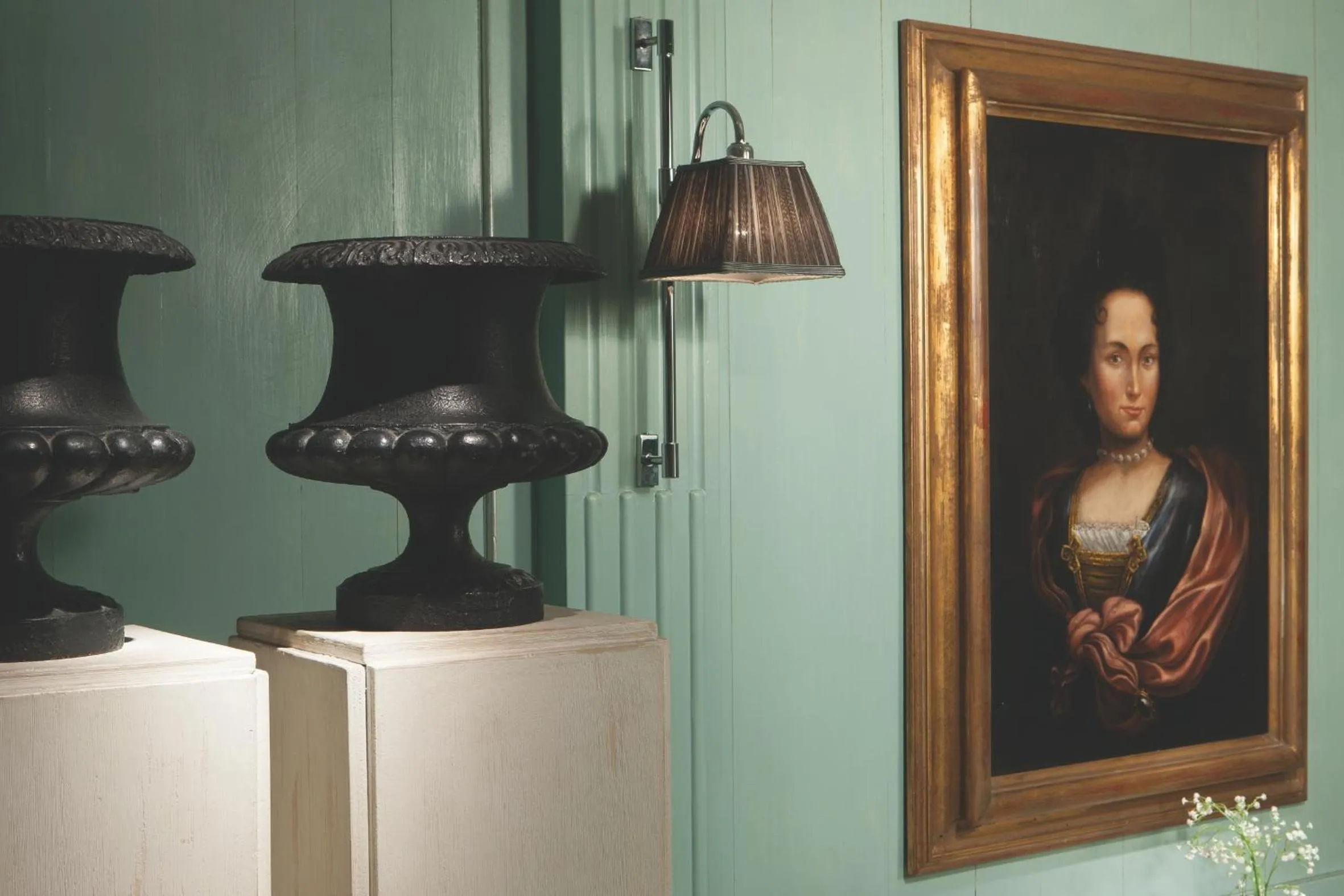 Decorative detail in Stendhal Hotel