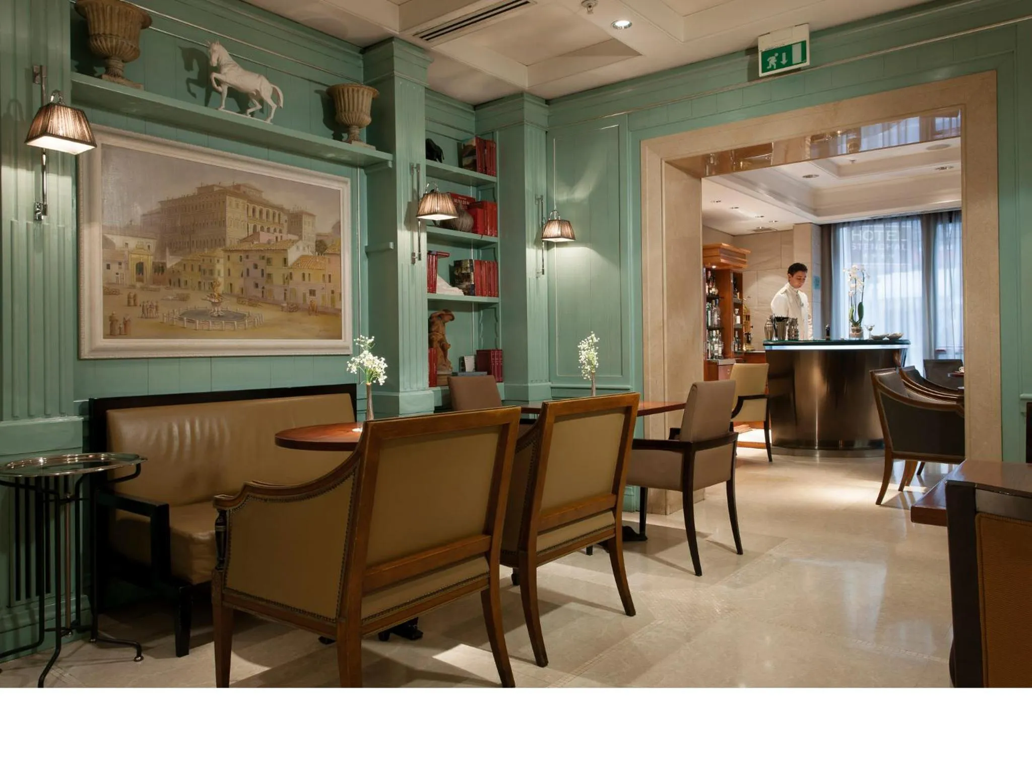 Lounge or bar in Stendhal Hotel