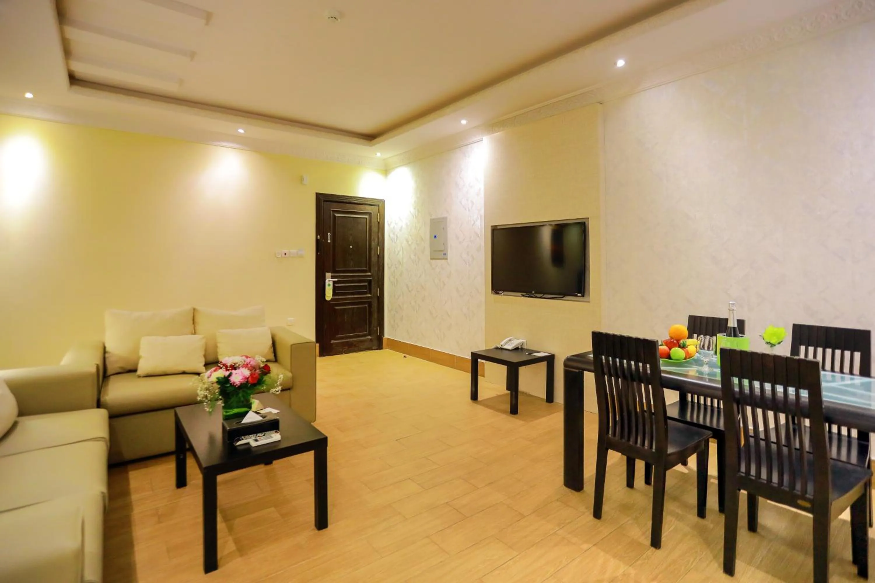 Living room in Hospitality Path Serviced Apartments