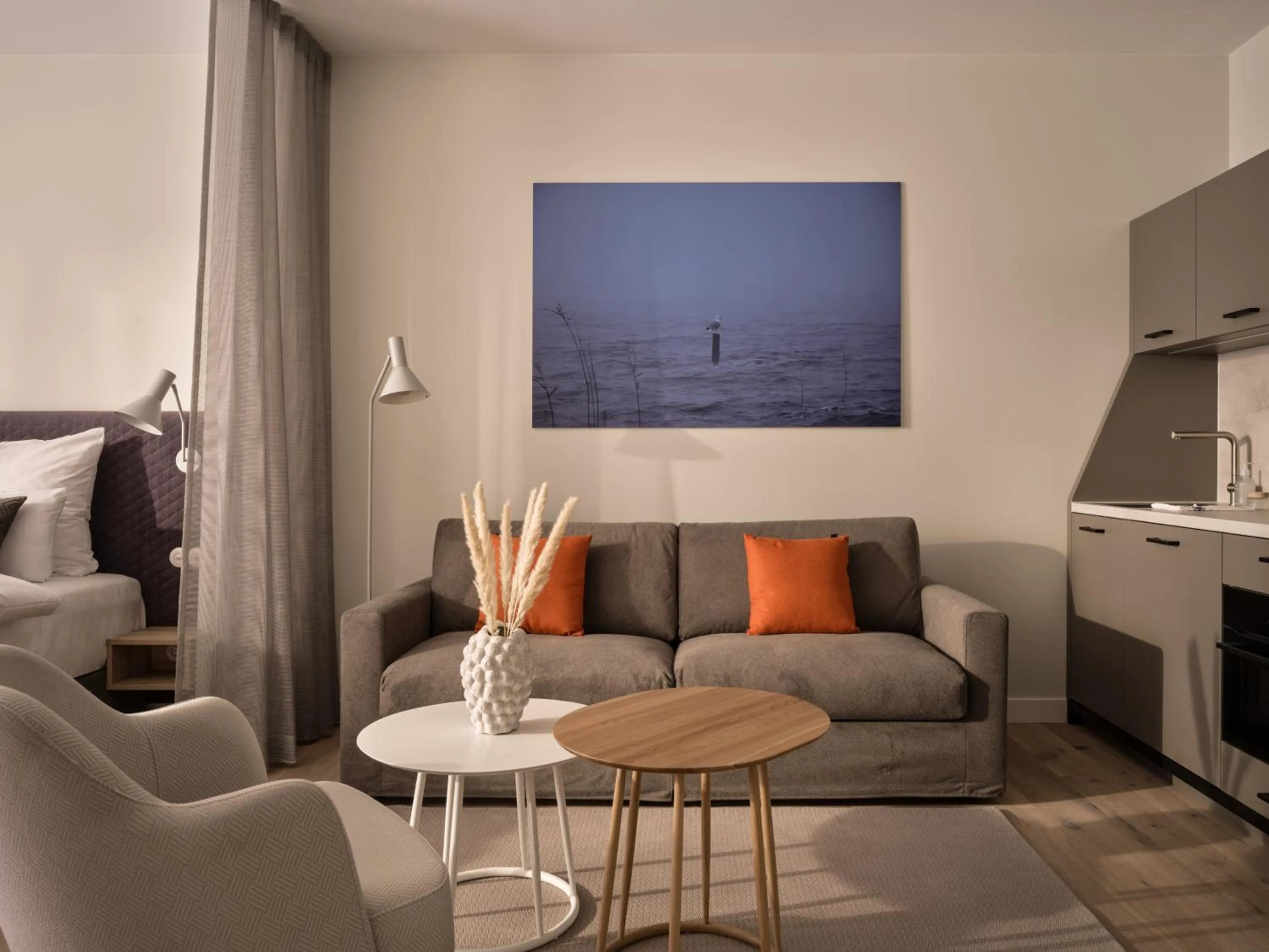 Living room in the breeze