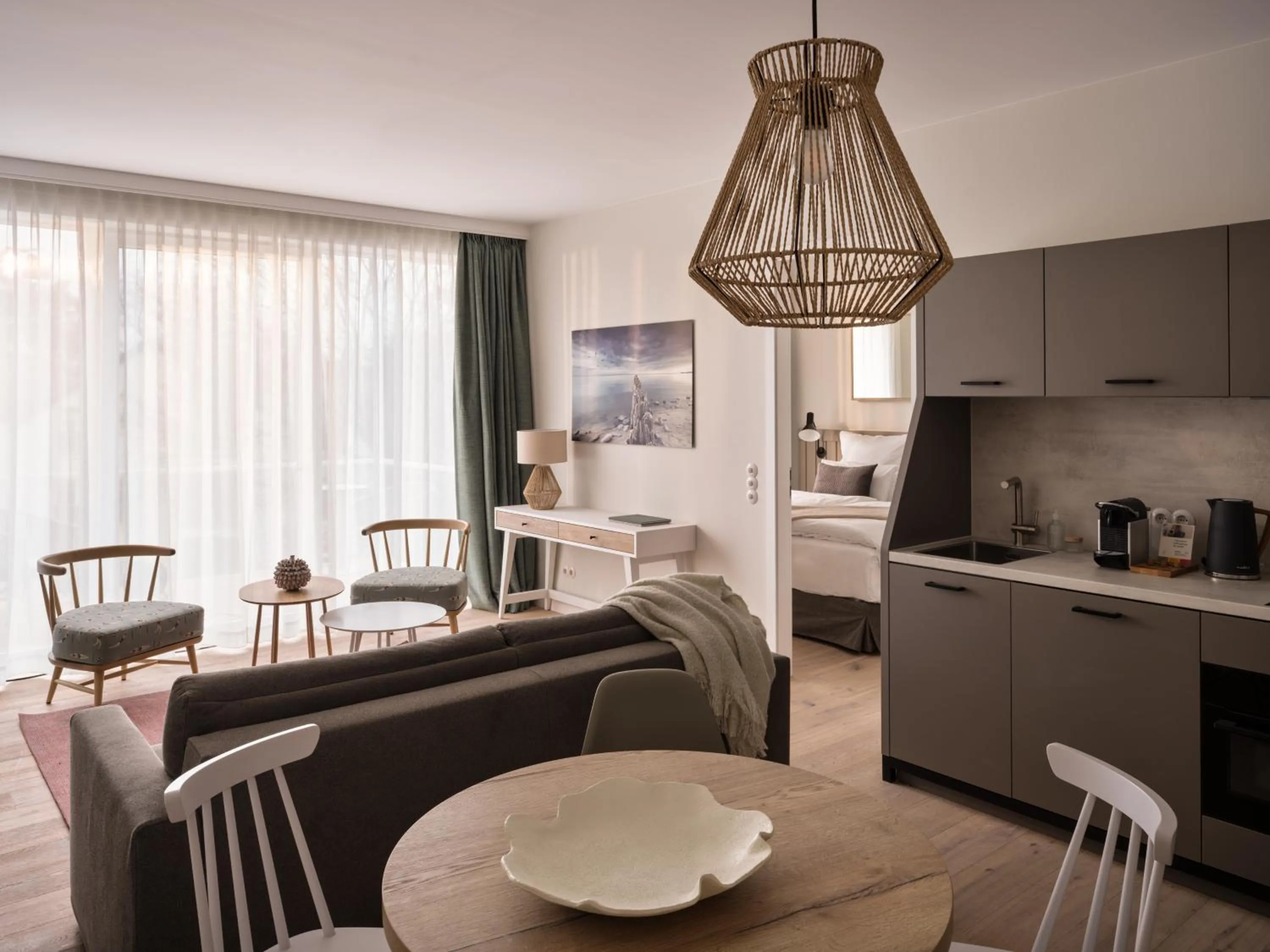 Kitchen or kitchenette in the breeze