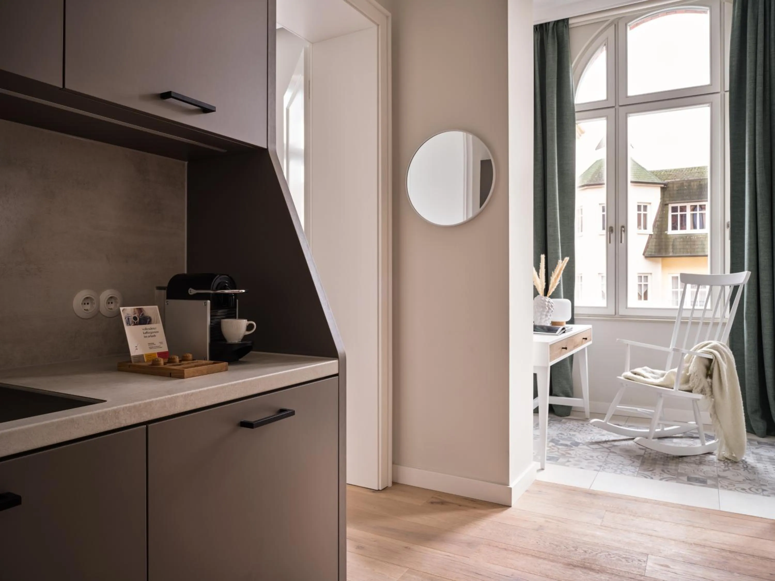 Kitchen or kitchenette in the breeze