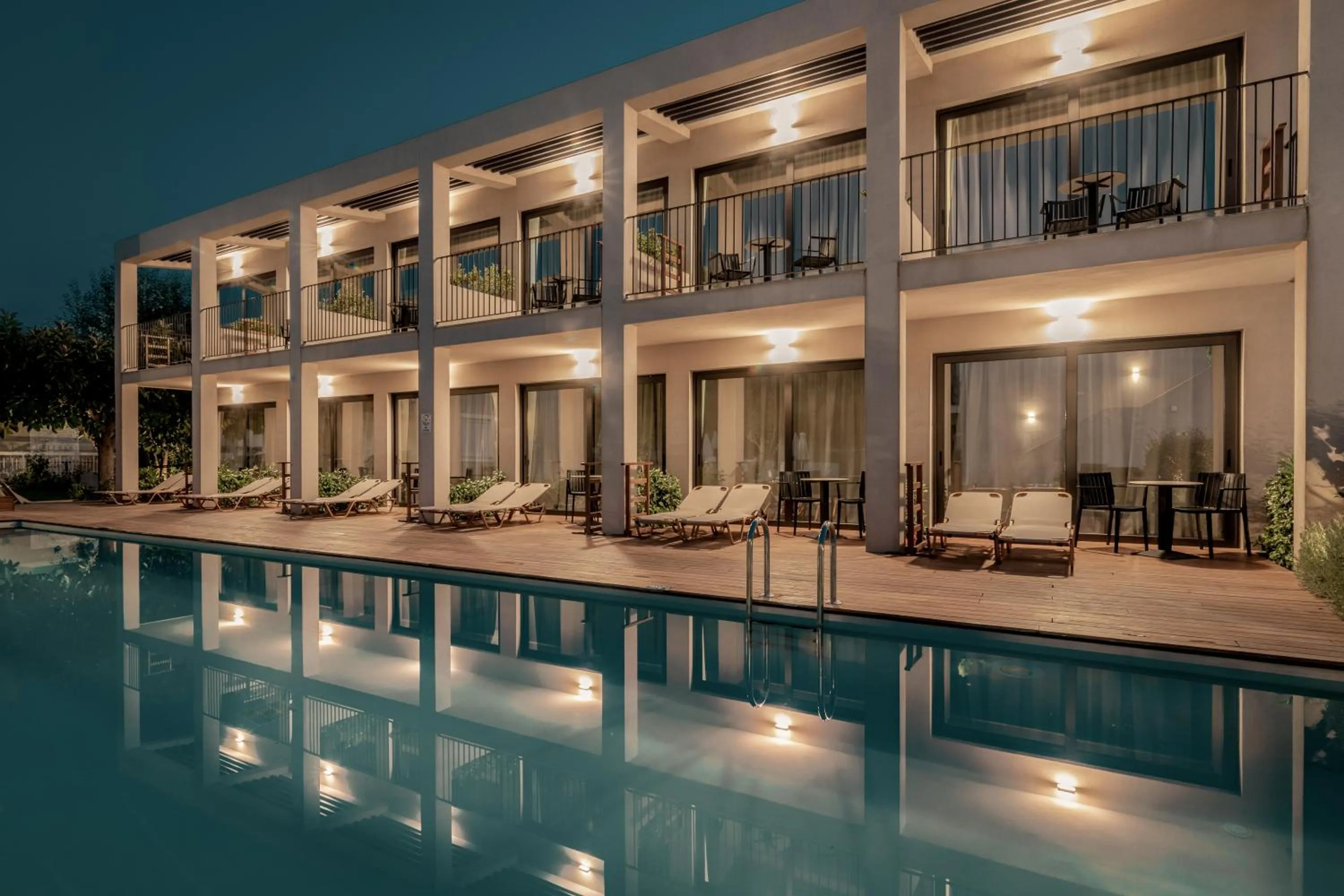 Property building in New Beach Hotel