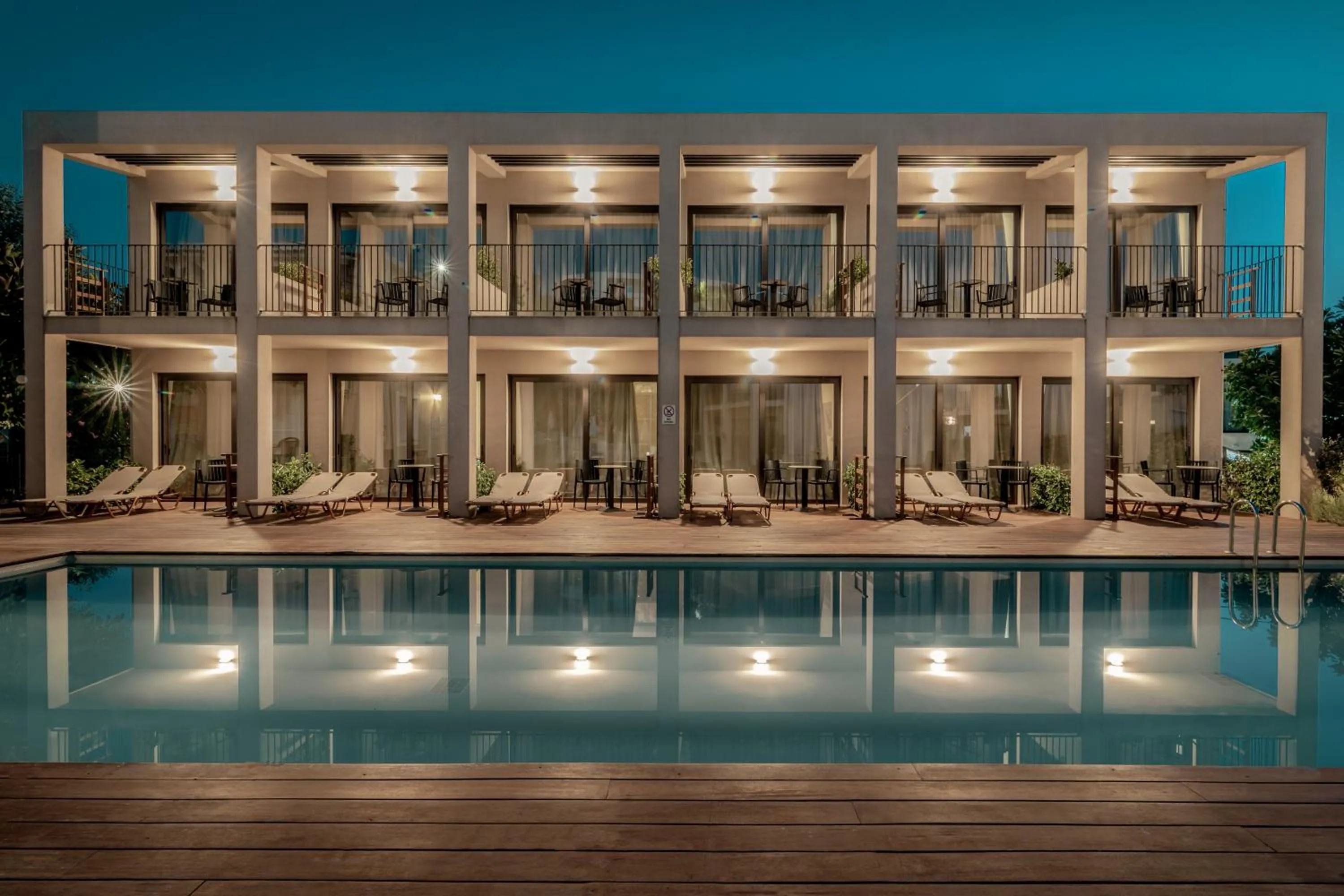 Property building in New Beach Hotel