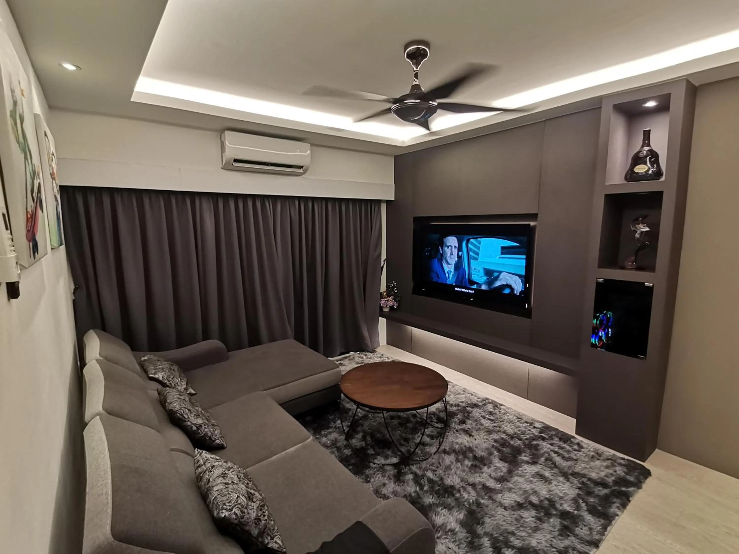 TV and multimedia in Pax6+2 Melaka Famous Homestay Klebang Homefeel