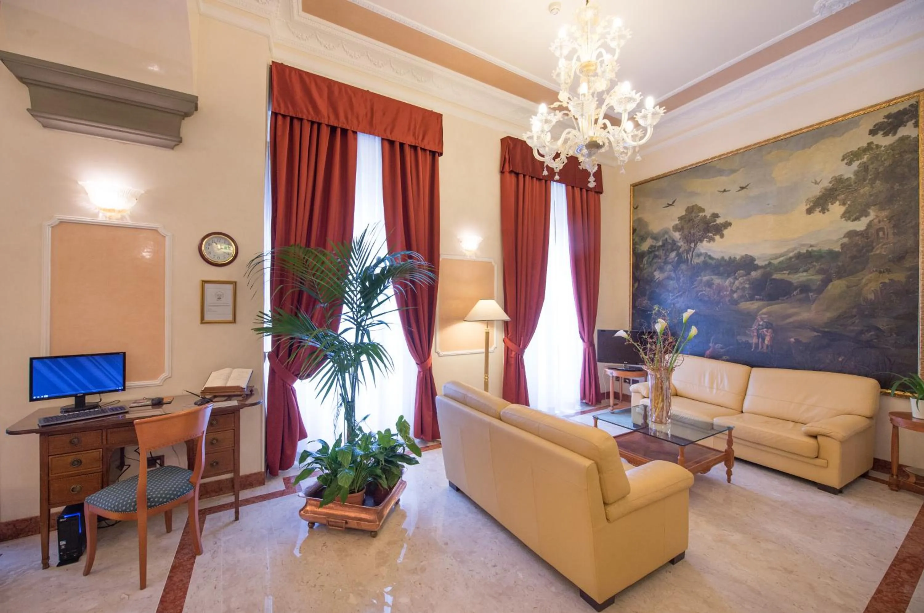 Lobby or reception in Strozzi Palace Hotel