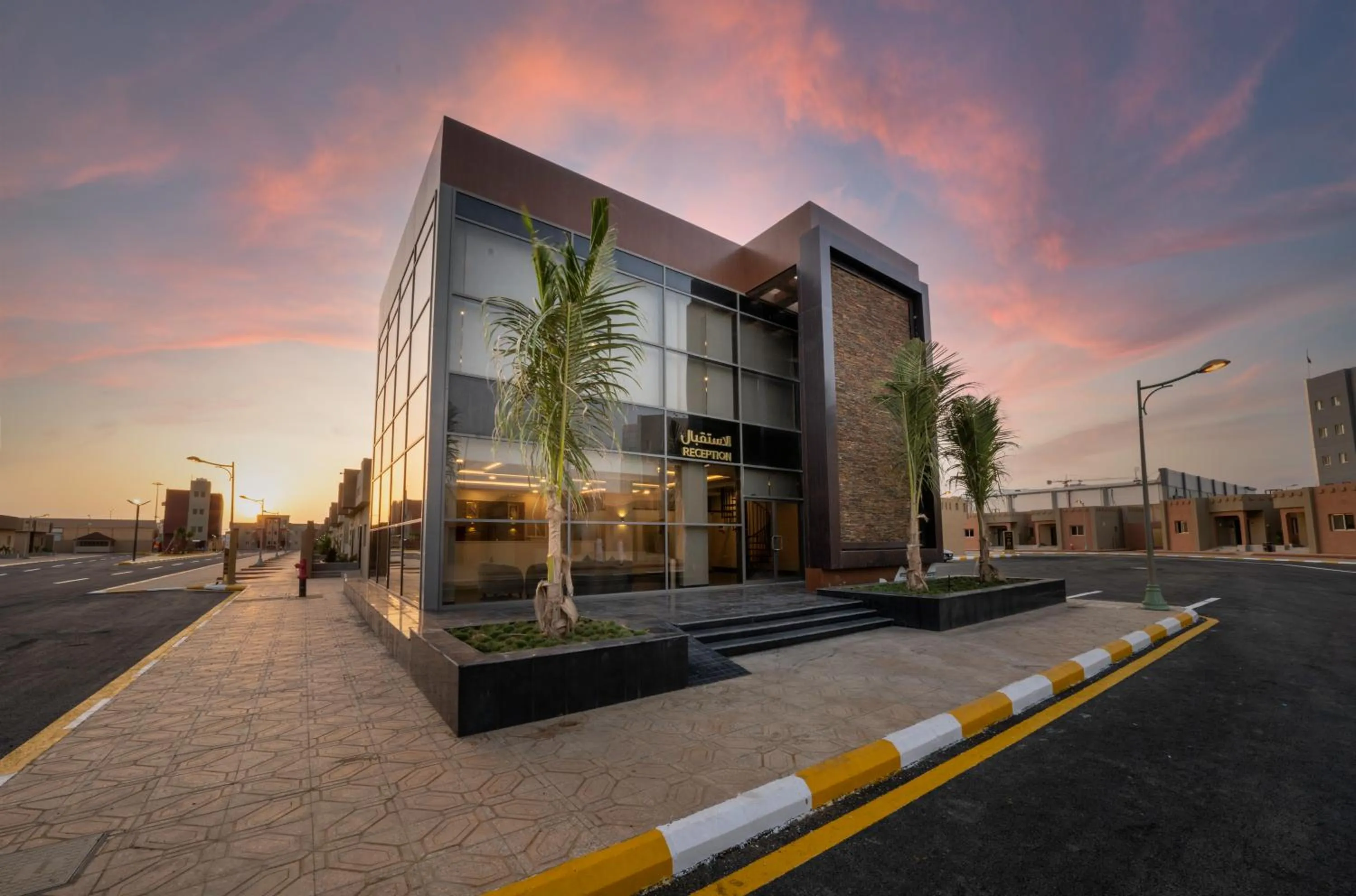 Lobby or reception in Mirada Gold Jizan - Chalets & Holiday Homes