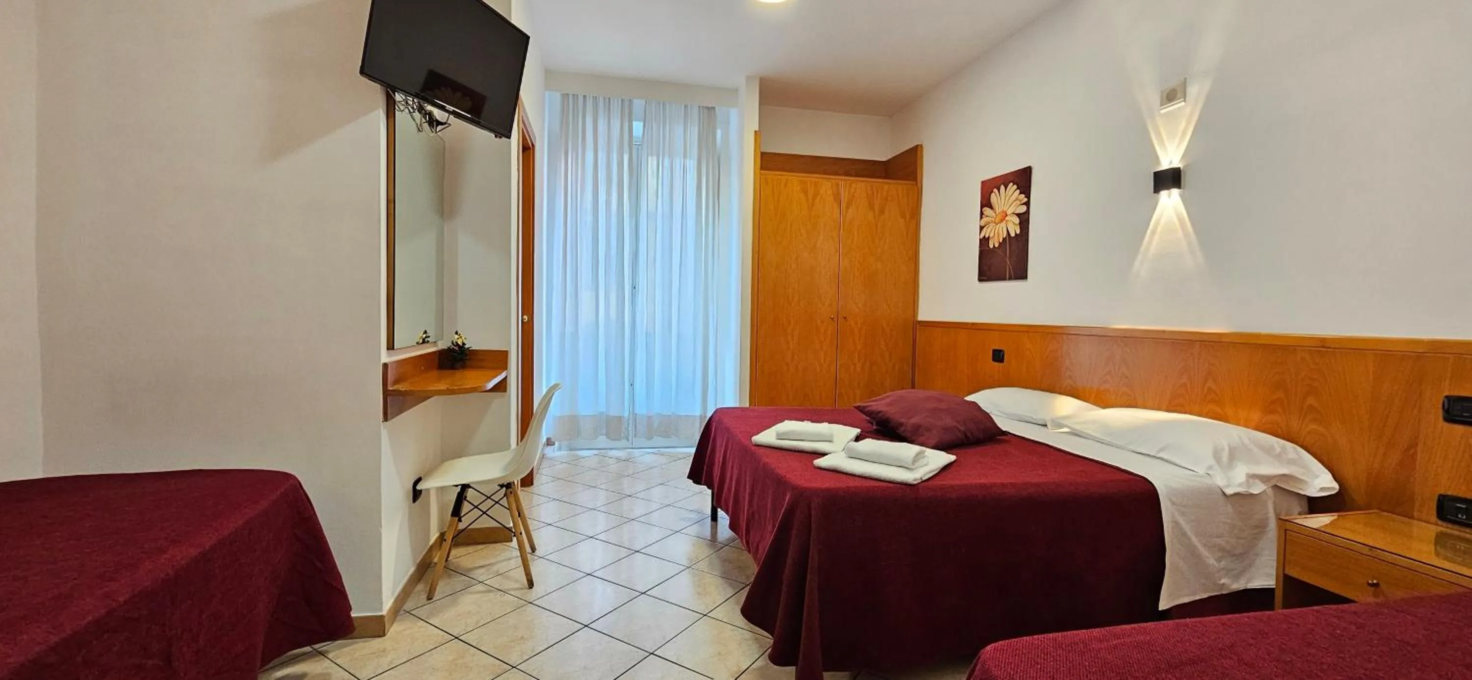 Bed in Hotel Zara Napoli