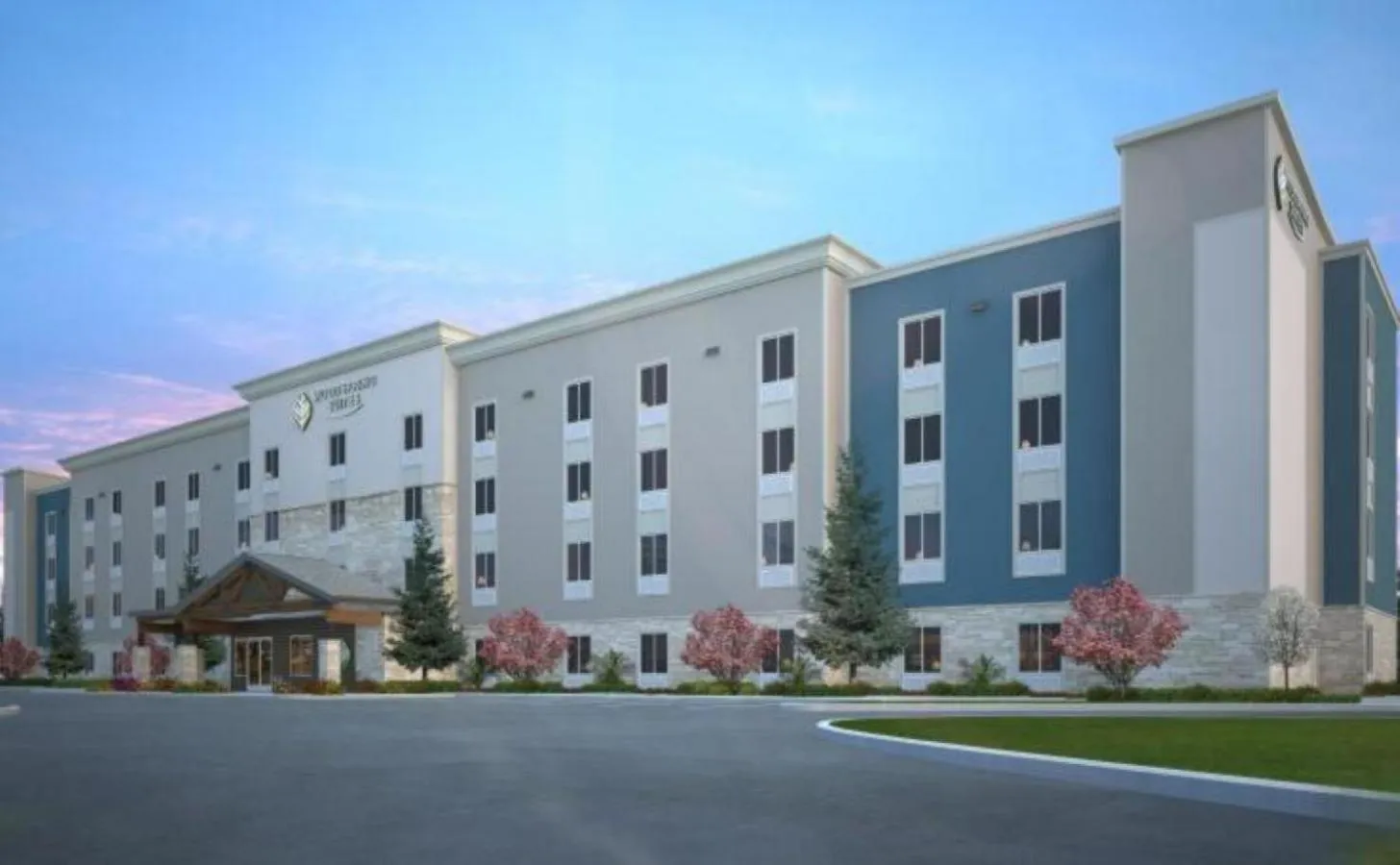 Property building in WoodSpring Suites Cedar Park - Austin North