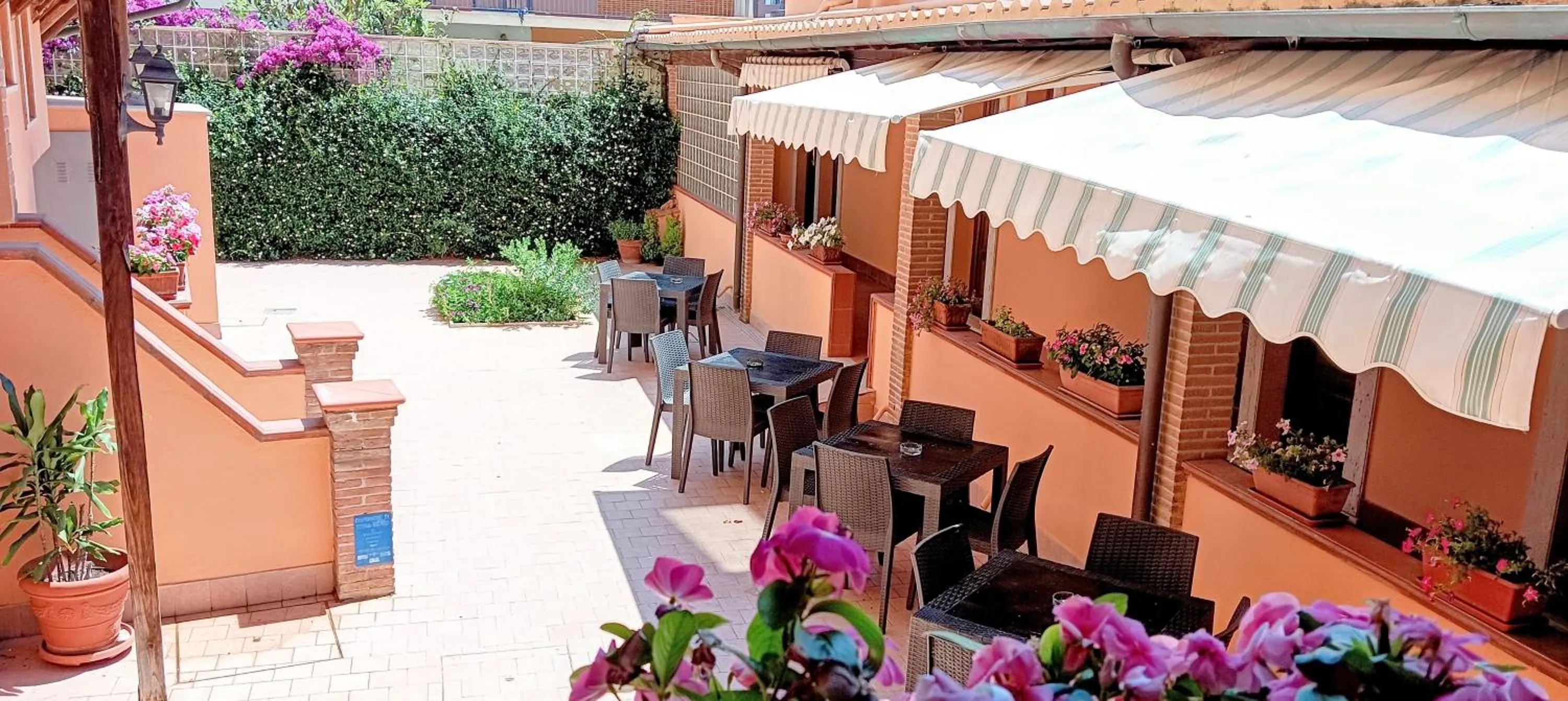 Patio in Hotel Riviera Fiumicino