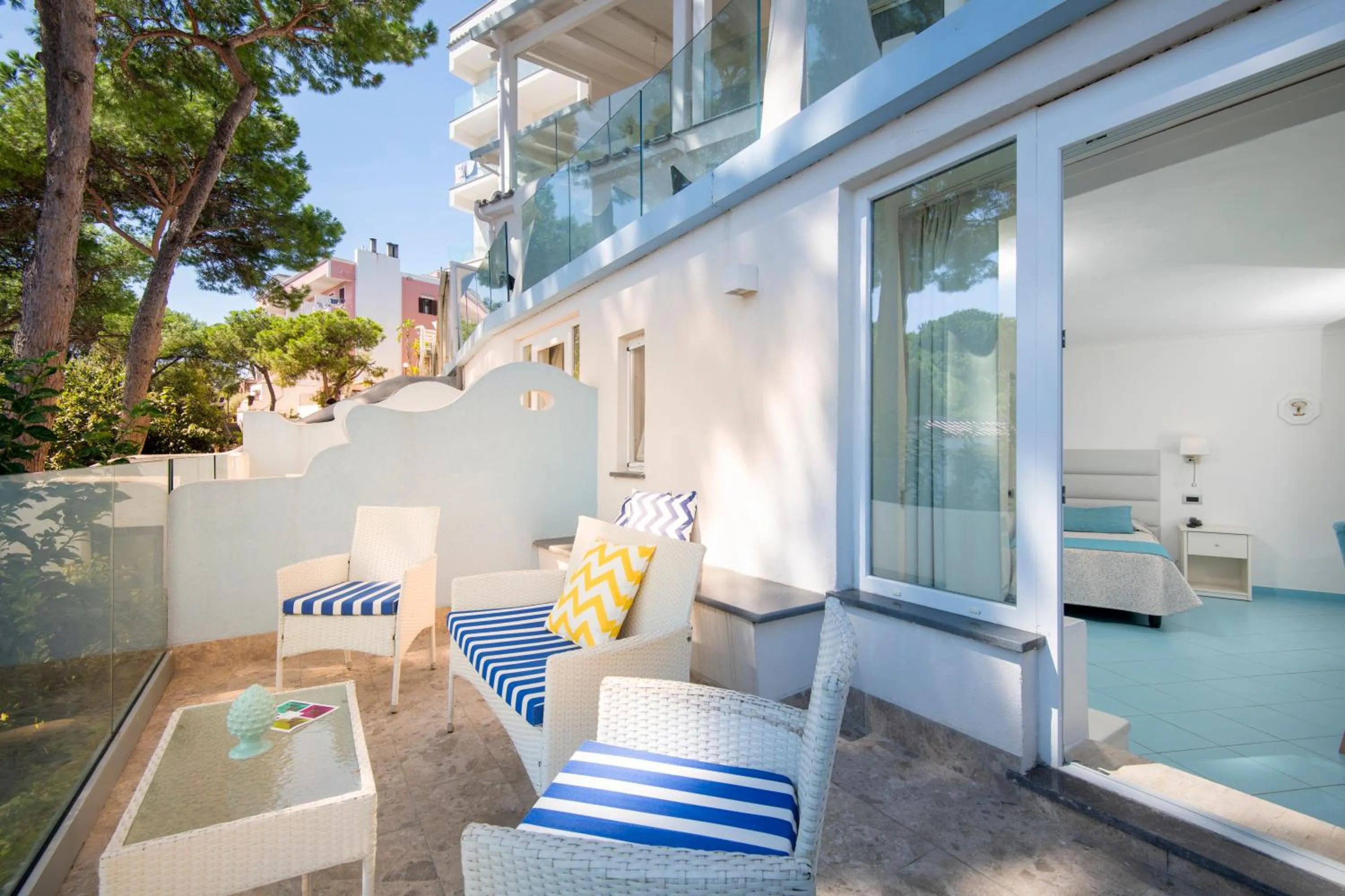 Patio in Hermitage Resort & Thermal Spa