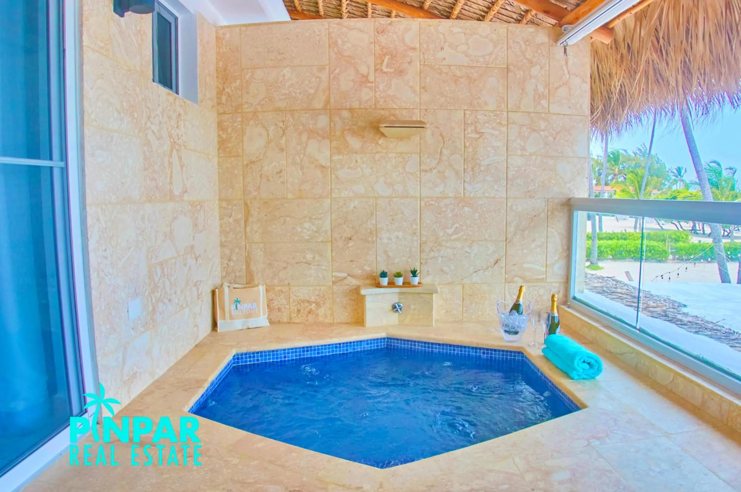 Natural landscape in Villa Blanca Beach Club