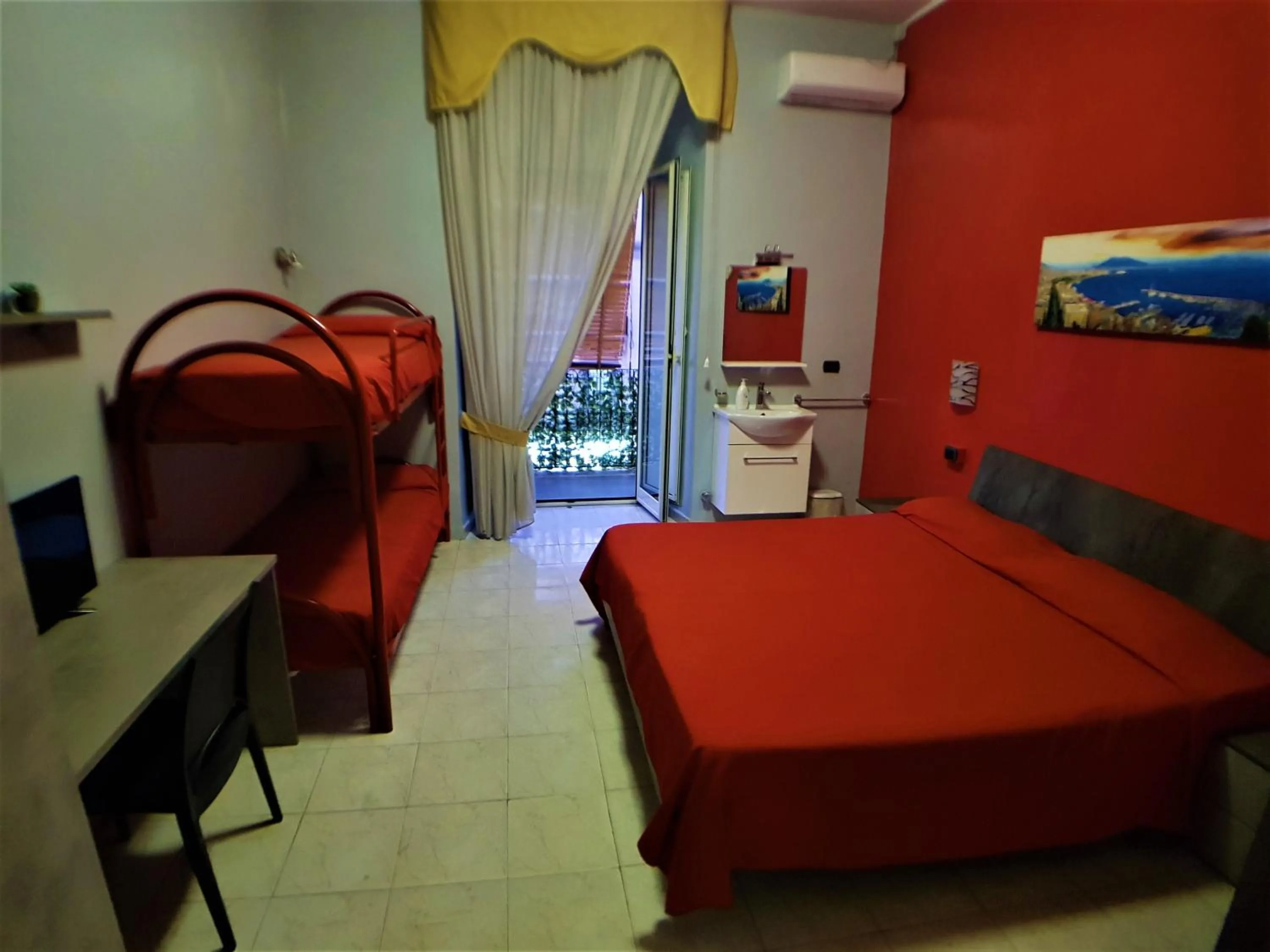 Bed in Hotel Ginevra