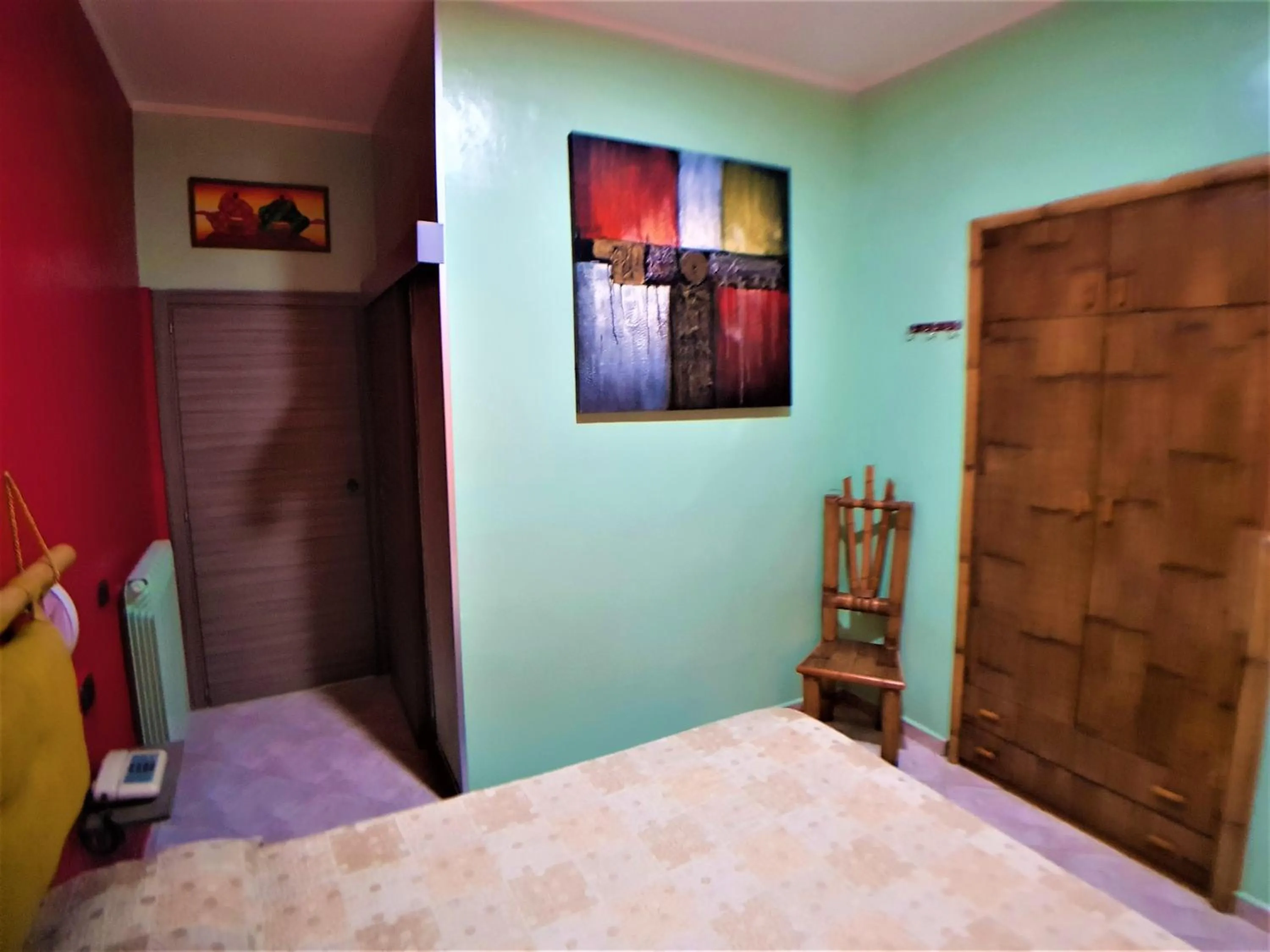 Bed in Hotel Ginevra