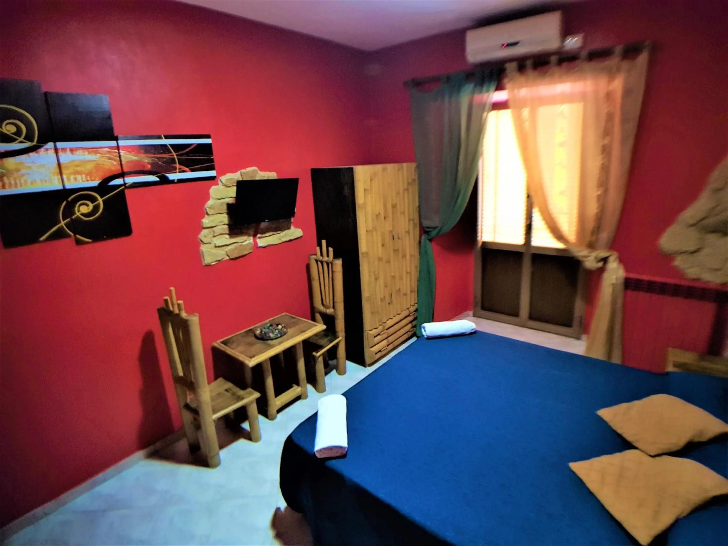 Bed in Hotel Ginevra