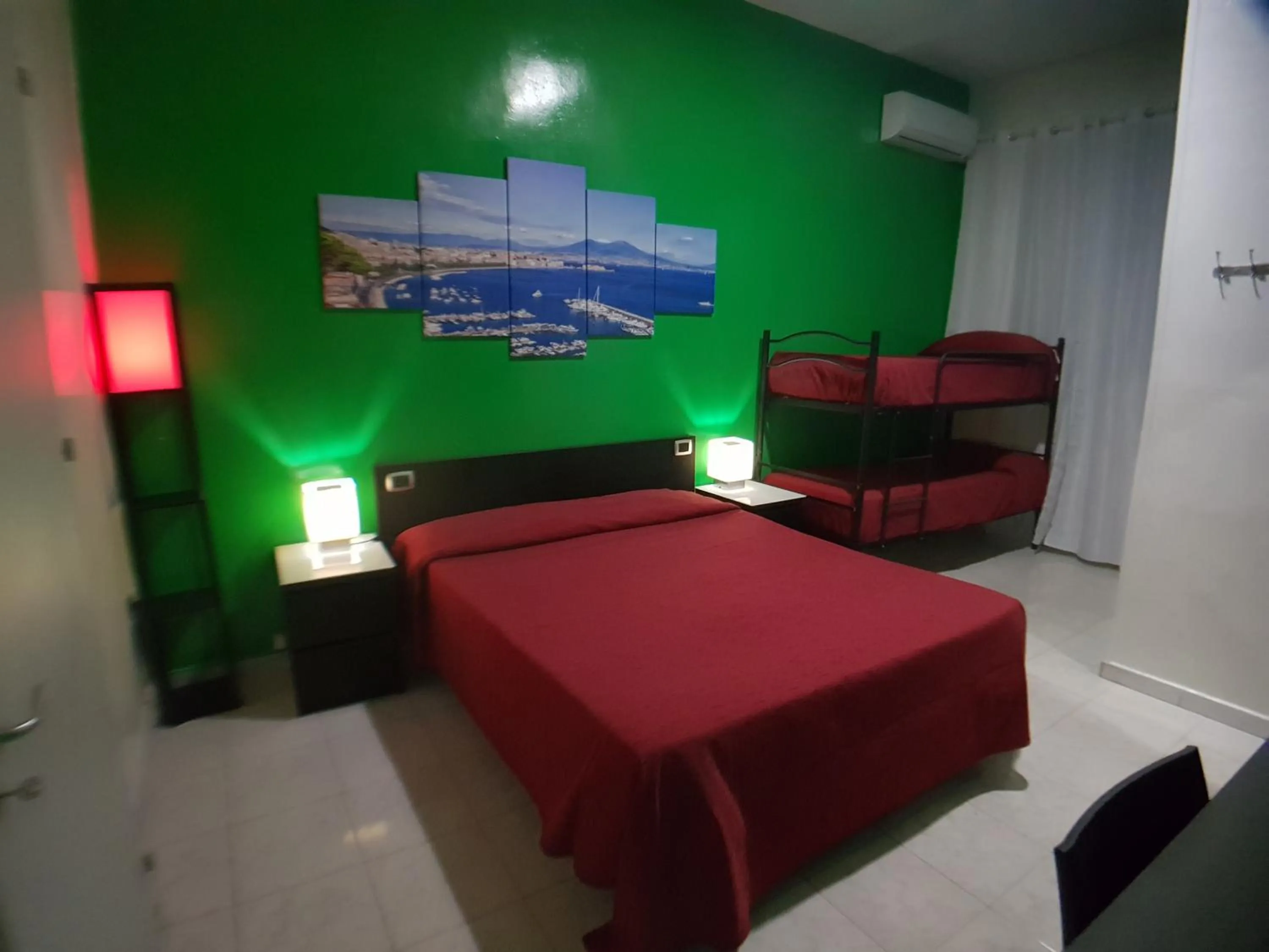 Bed in Hotel Ginevra